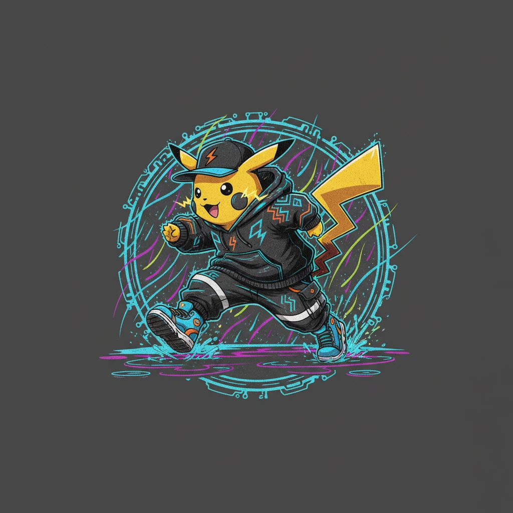 Neon Pikachu