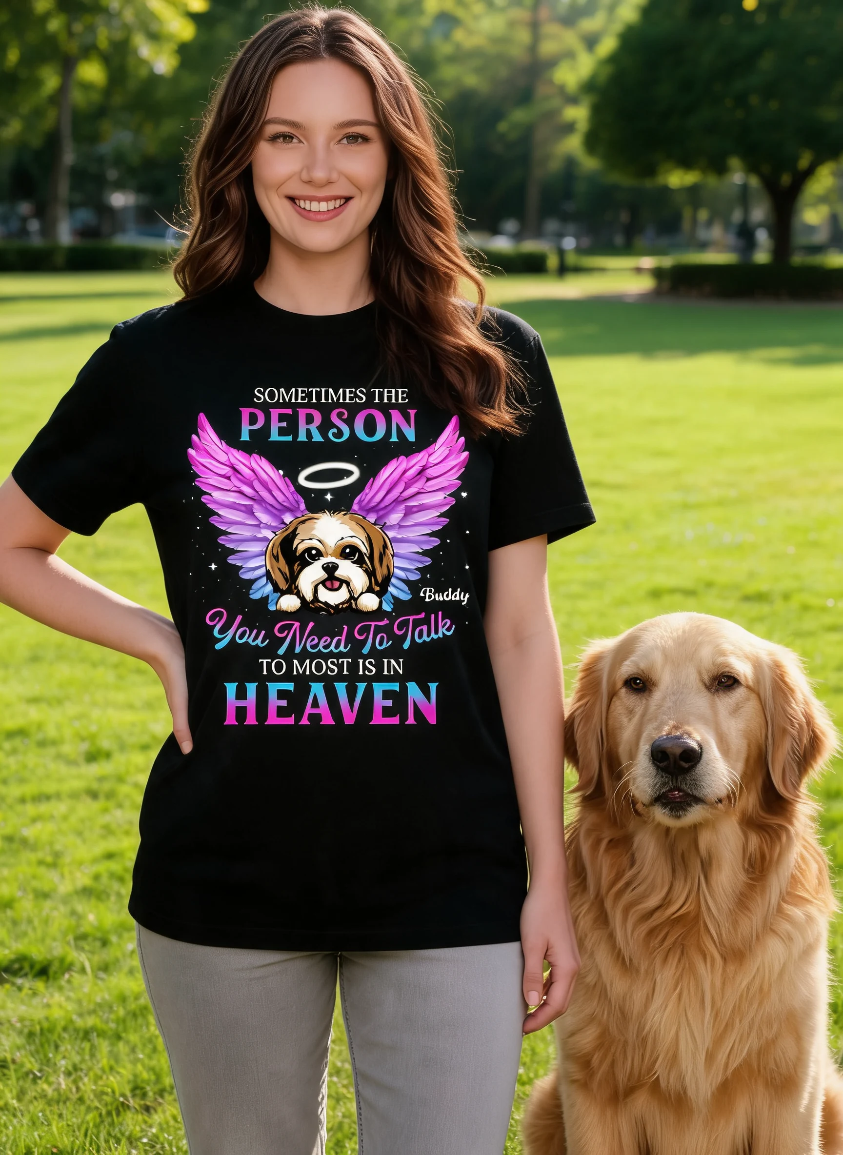 Memorial Dog You Need To Talk Personlized Shirt β Black