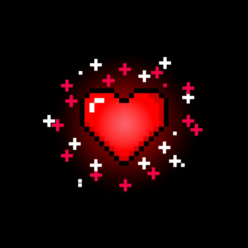 Pixel Heart Power-Up