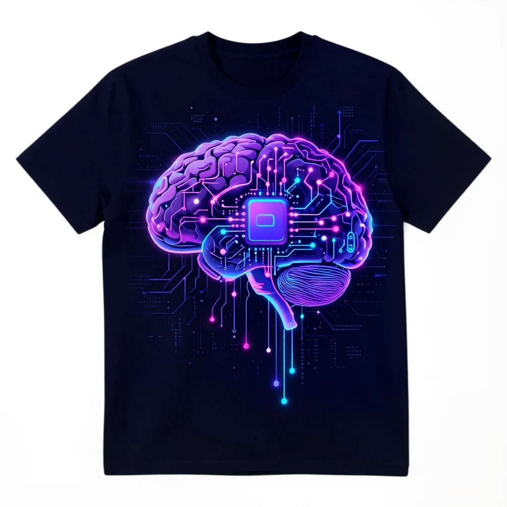 Neural Nexus AI pattern - vector sci-fi illustration