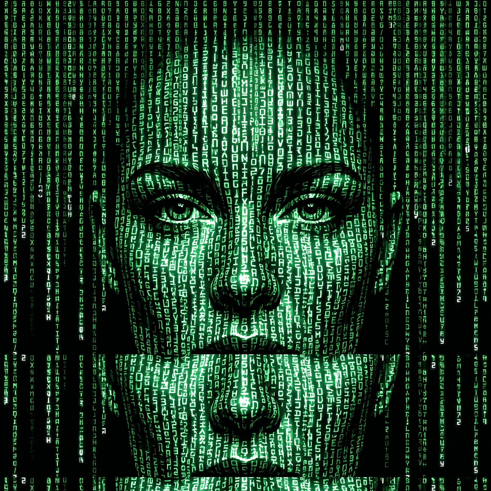 Green Rain Portrait