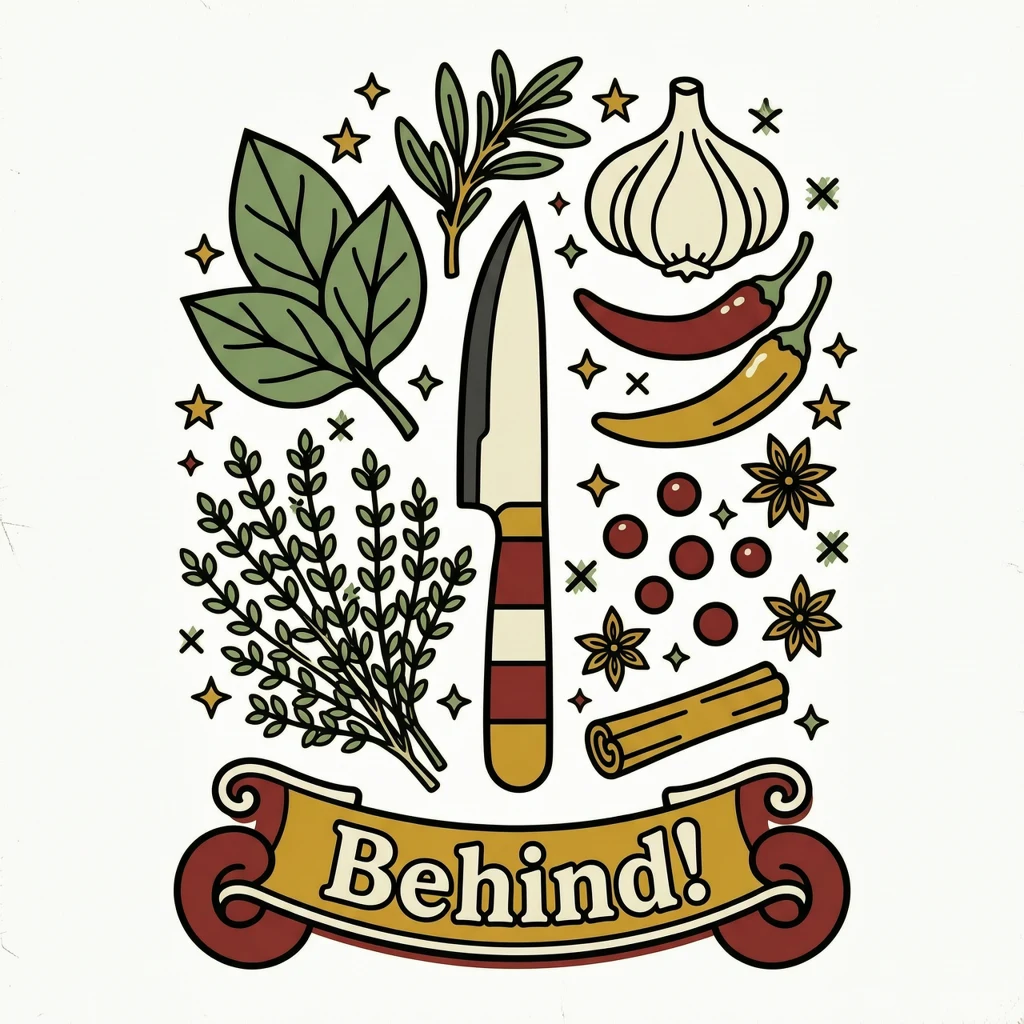 Chef's Knife "Behind!"