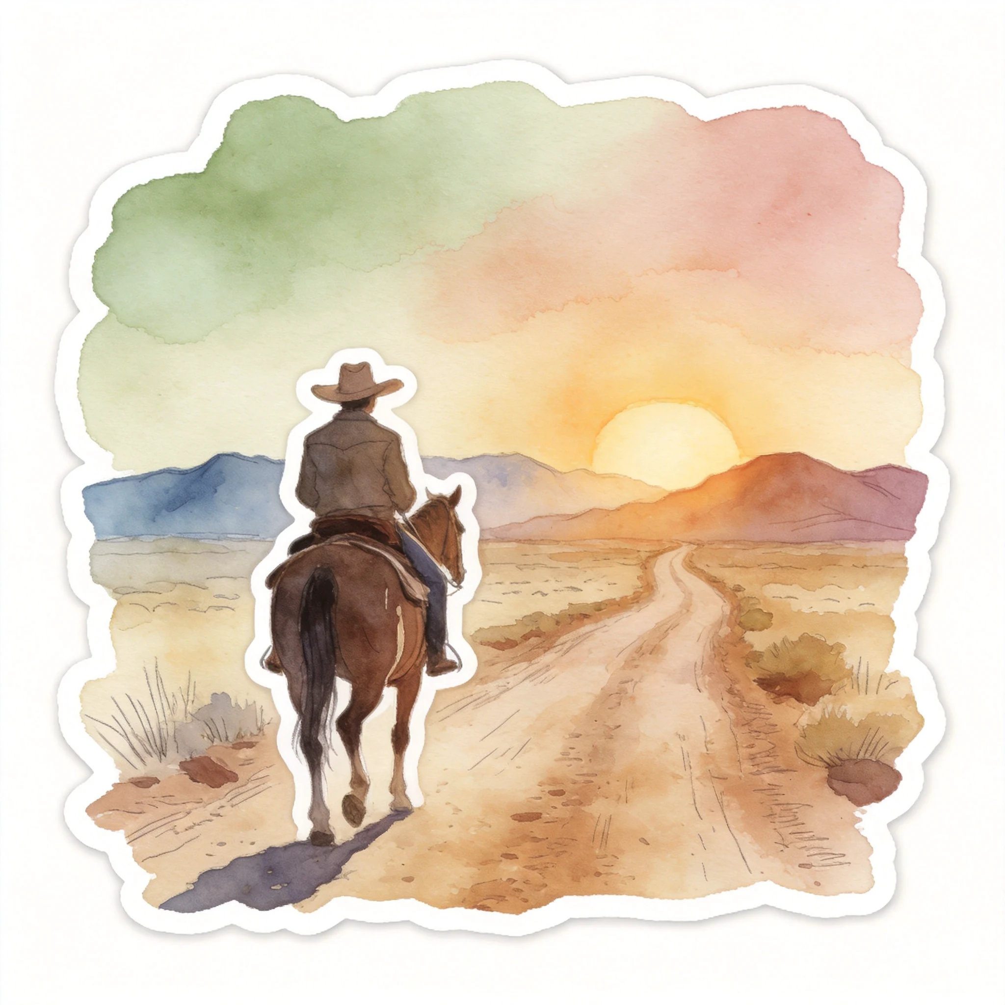 Sunset Cowboy