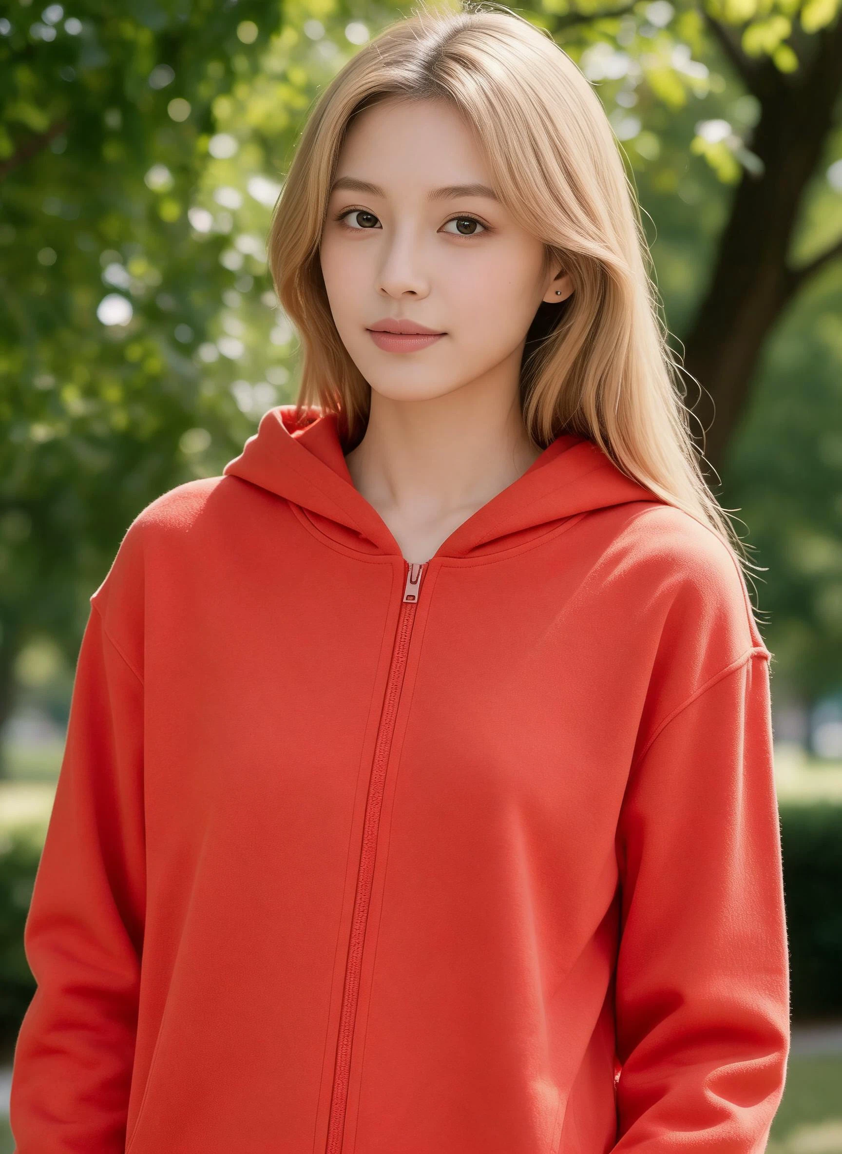 Cotton French-terry Drop-shoulder Zip Hoodie