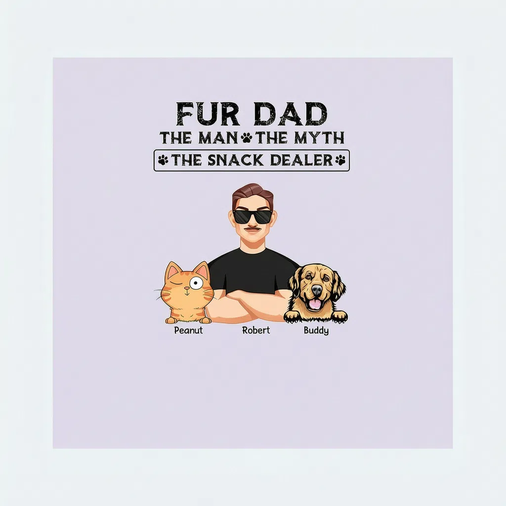 FUR DAD THE MAN THE MYTH THE SNACK DEALER