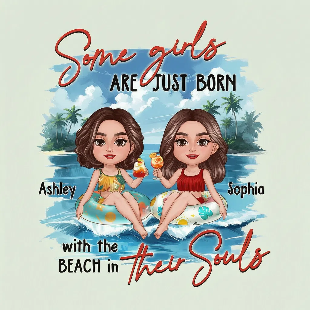 Some girls are just born with the beach in their Souls
