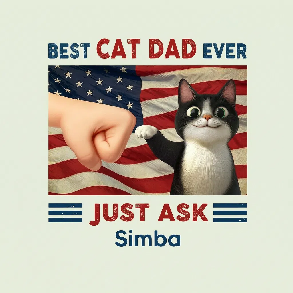 BEST CAT DAD EVER JUST ASK
