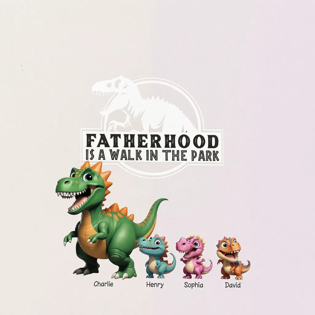 FATHERHOOD IS A WALK IN THE PARK