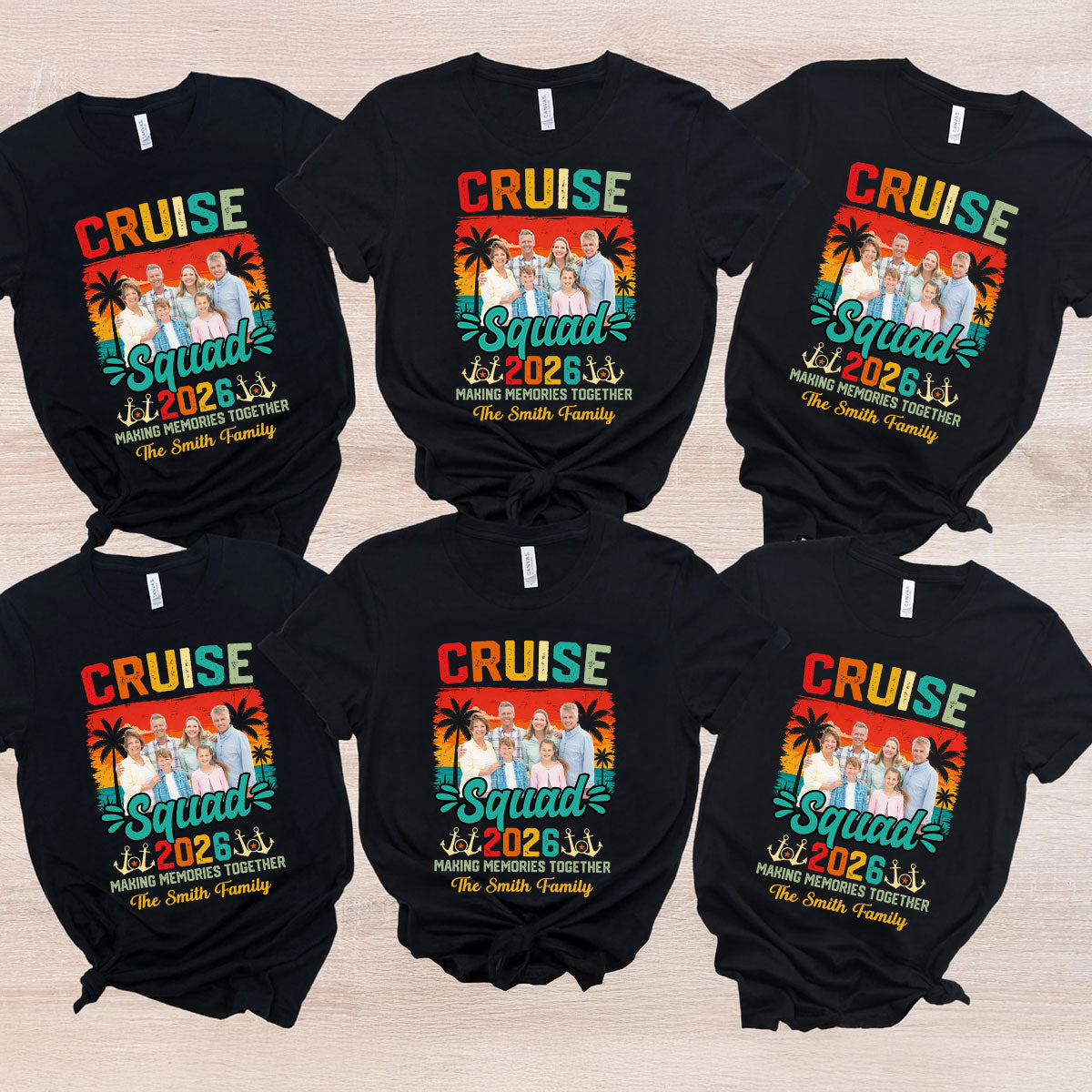 Cruise Shirts 2026 Matching Vacation Shirts - Personalized Shirt - Summer Trip Group Outfit — Black