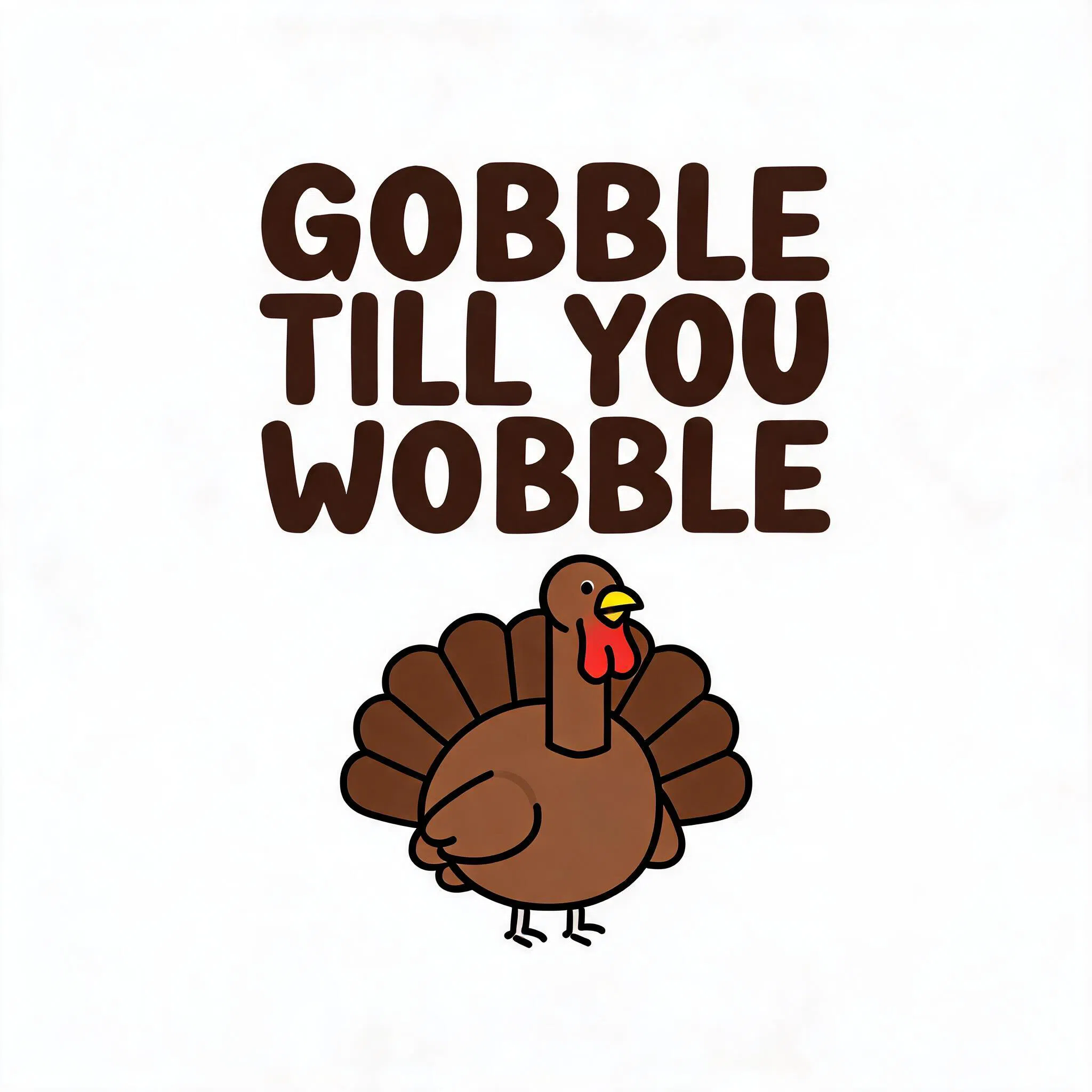 GOBBLE TILL YOU WOBBLE