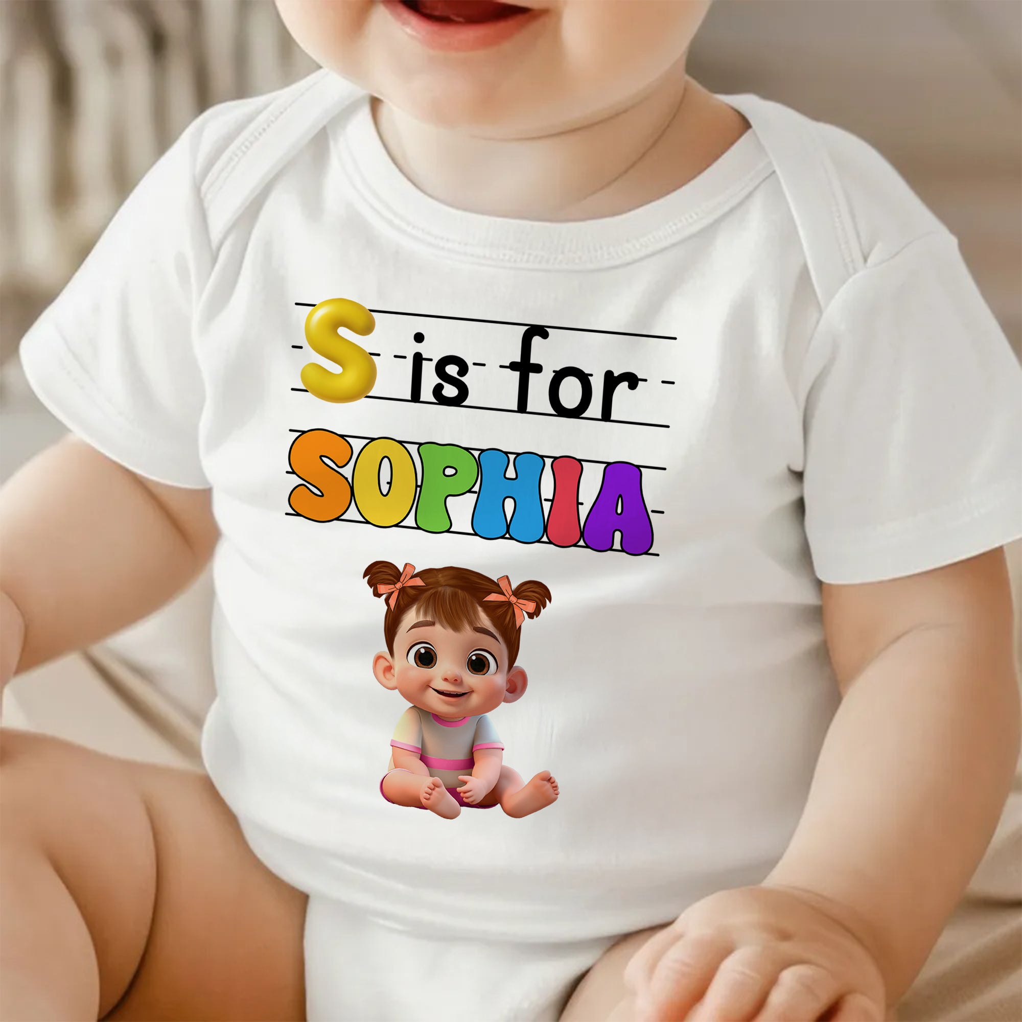 Custom Kids Name Back To School Personalized Shirt, Toddler First Day of School Tee Kindergarten Shirt With Name, First Day School Outfit — White