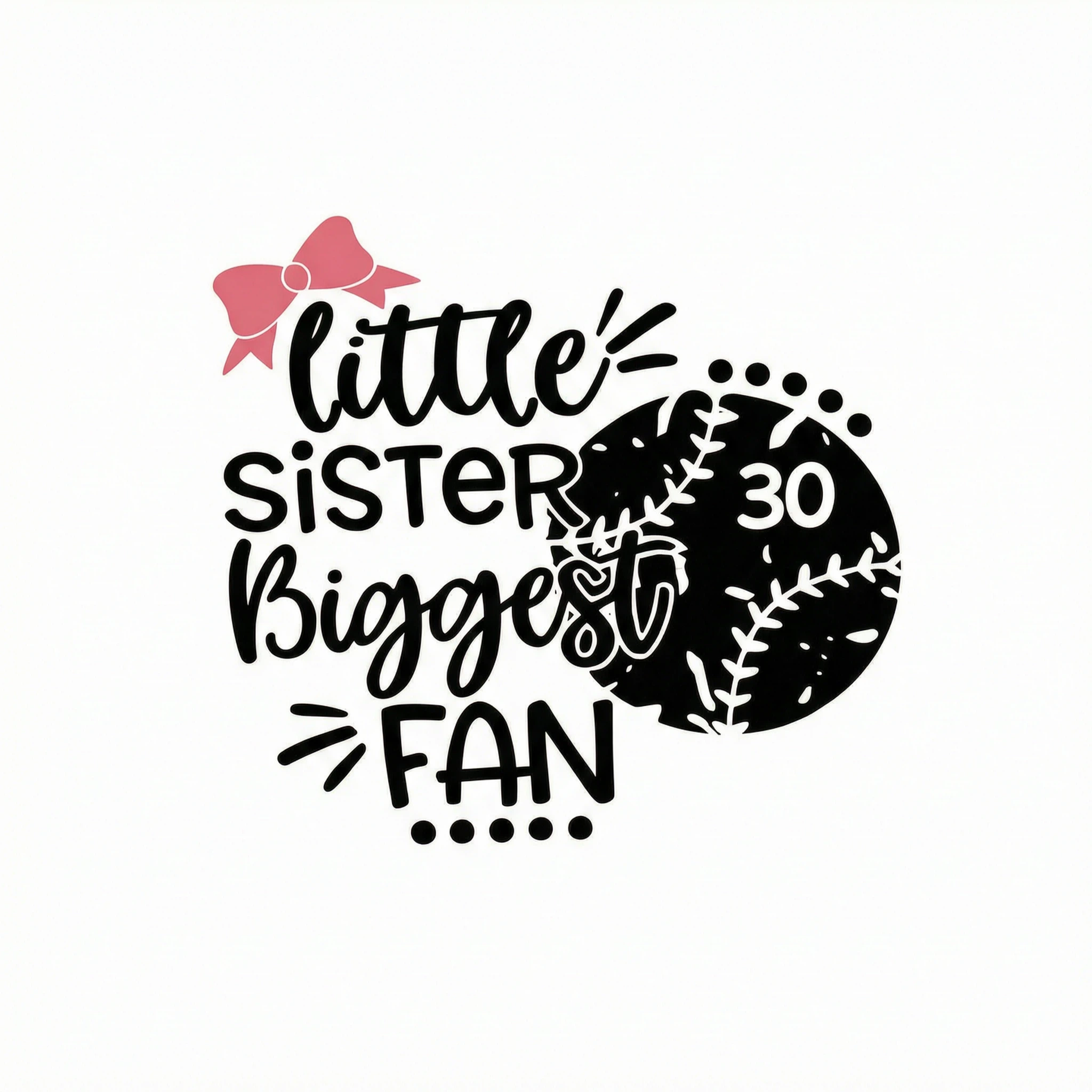 Little Sister Little Brother Biggest Fan - Personalized Kid Shirt
