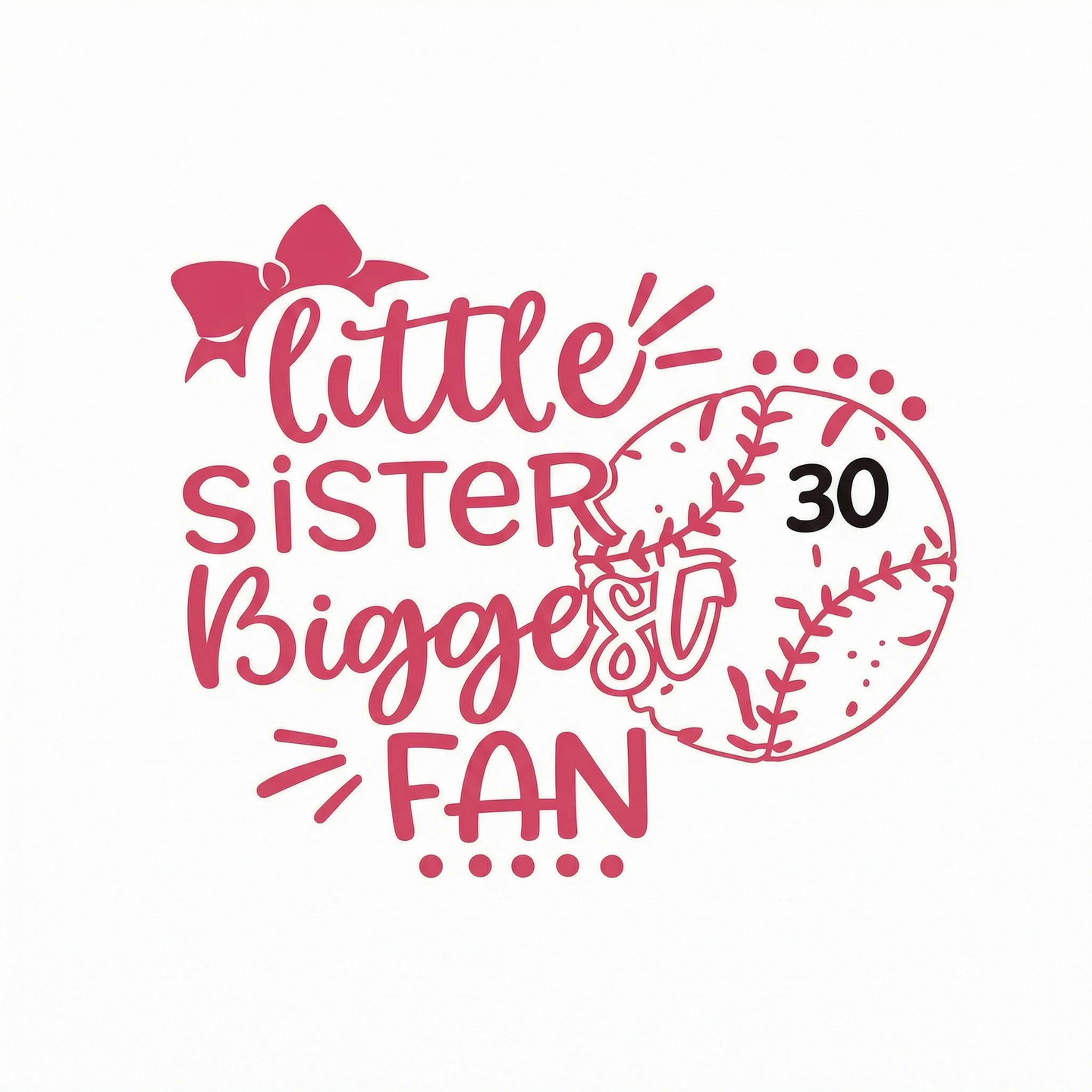 Little Sister Little Brother Biggest Fan - Personalized Kid Shirt