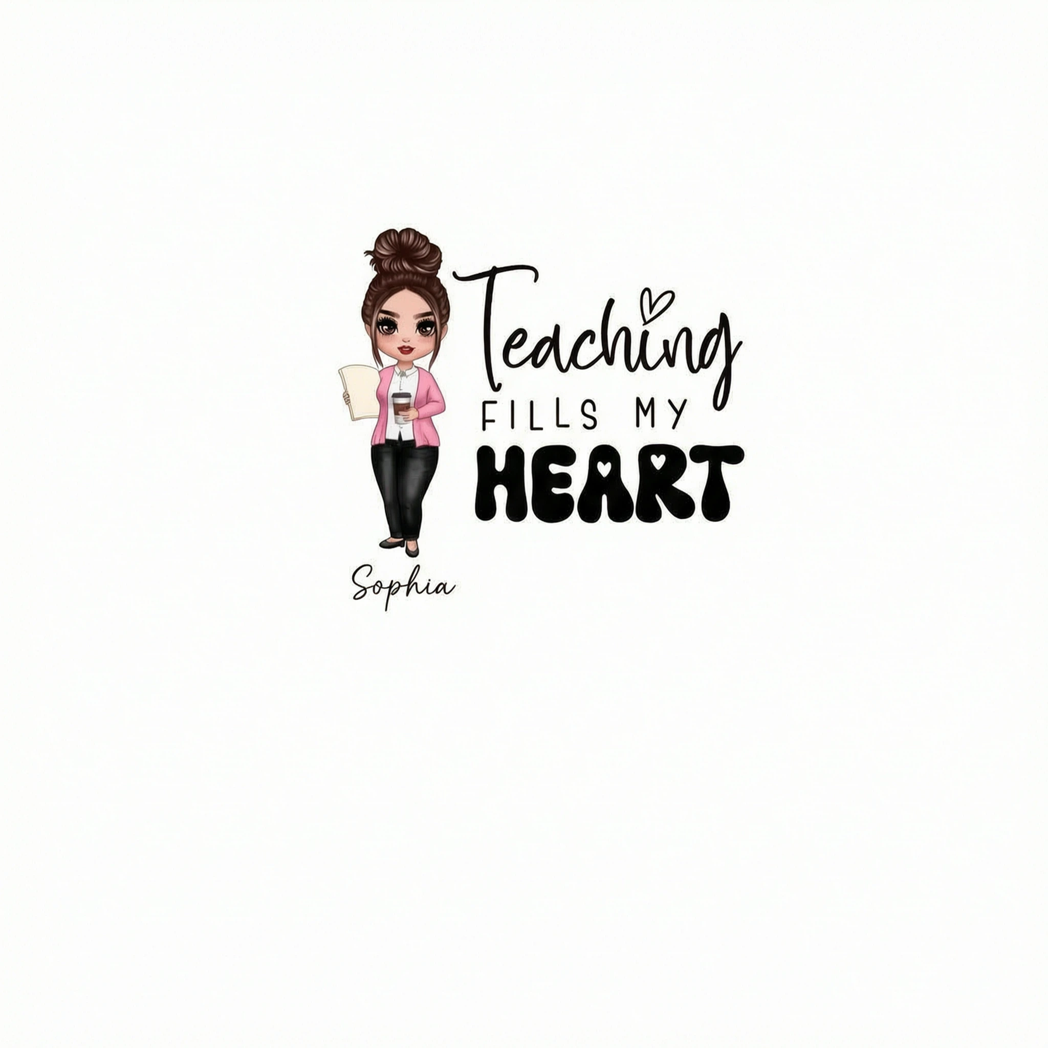Teaching Is Heart Work Valentine�s Day Gift For Teachers Personalized Shirt