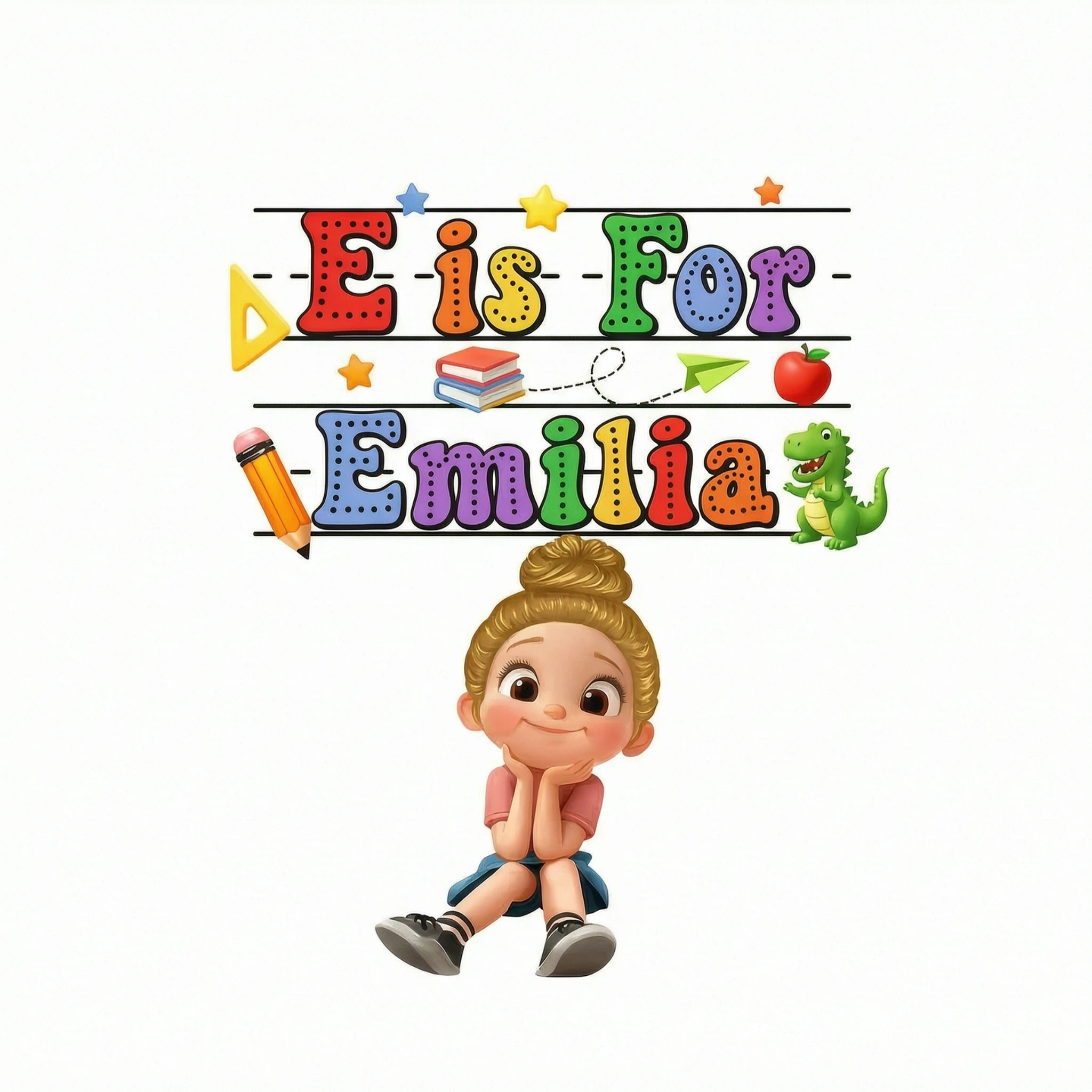 Back To School Kids Shirt, Personalized Alphabet Kids Shirt