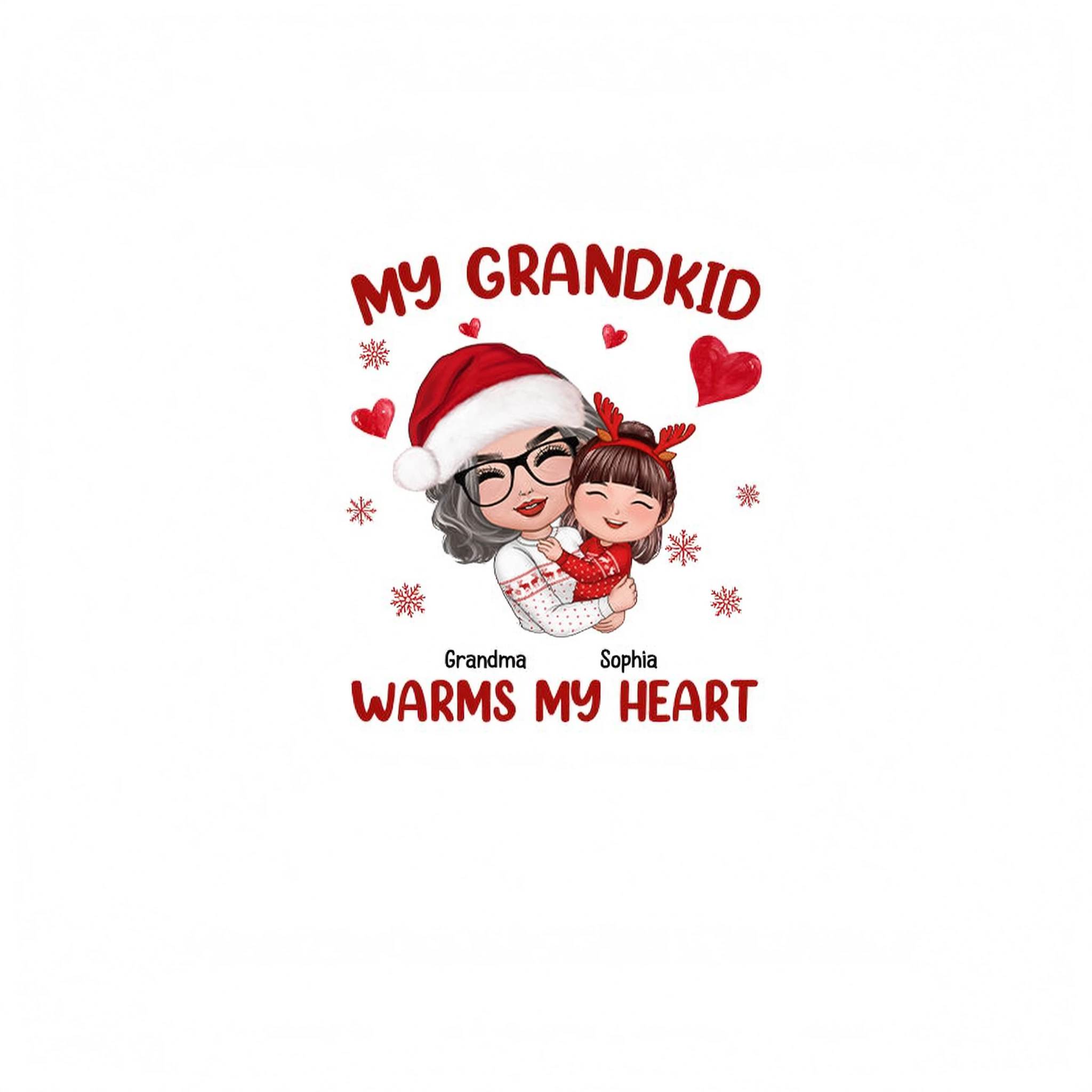 ?Early Christmas Sale 50% Off?  Doll Grandma Hugging Kid Personalized Shirt