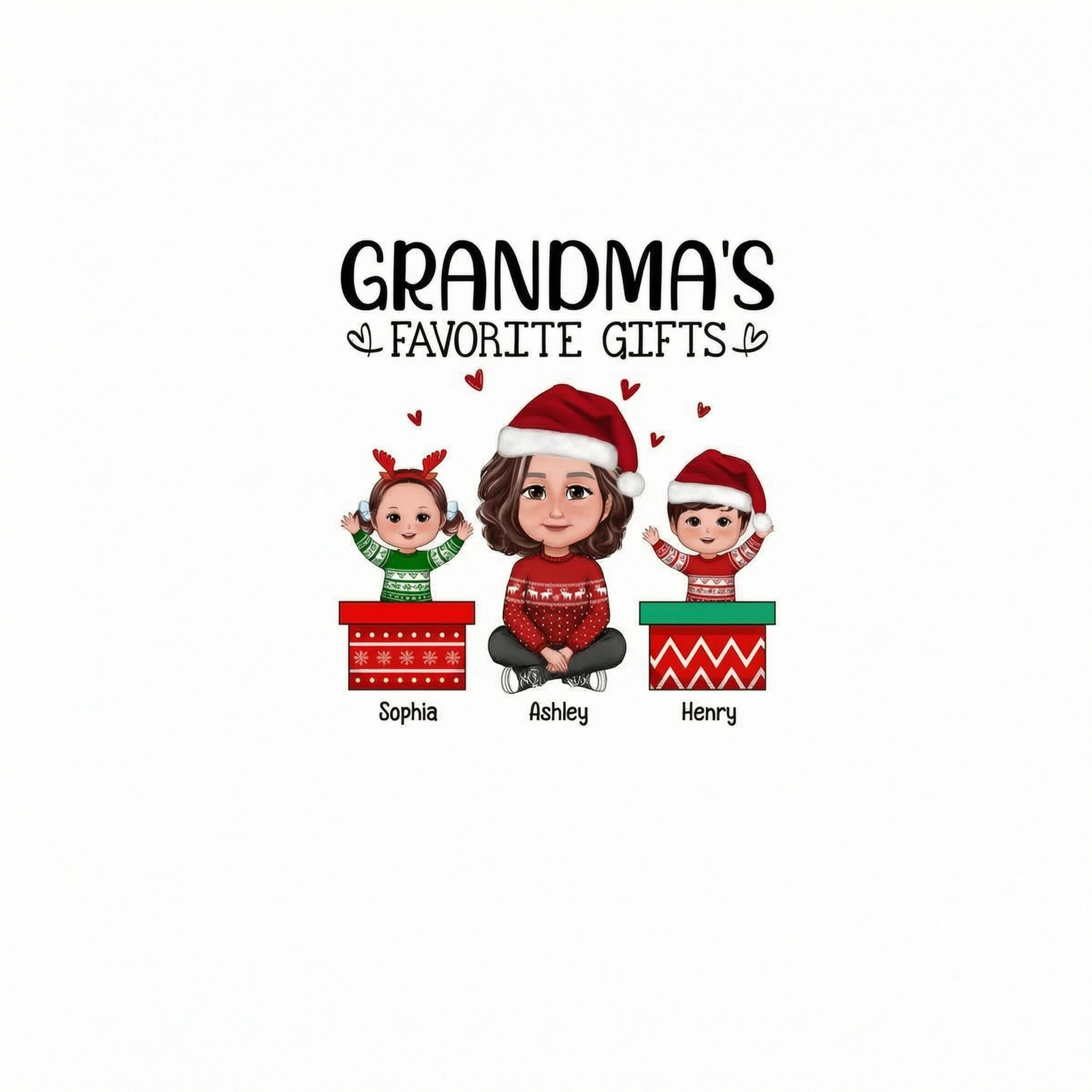 Grandma Favorite Gifts Happy Doll Kids In Personalized Shirt