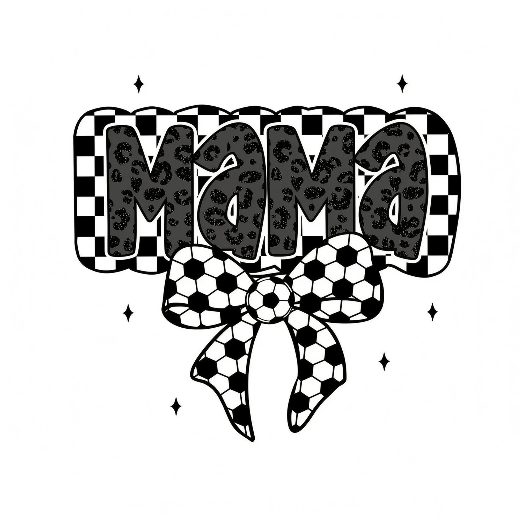 Retro Soccer Coquette Mama Personalized Sweatshirt, Perfect 2025 Gift For Soccer Lover, For Soccer Mom, For Soccer Wife