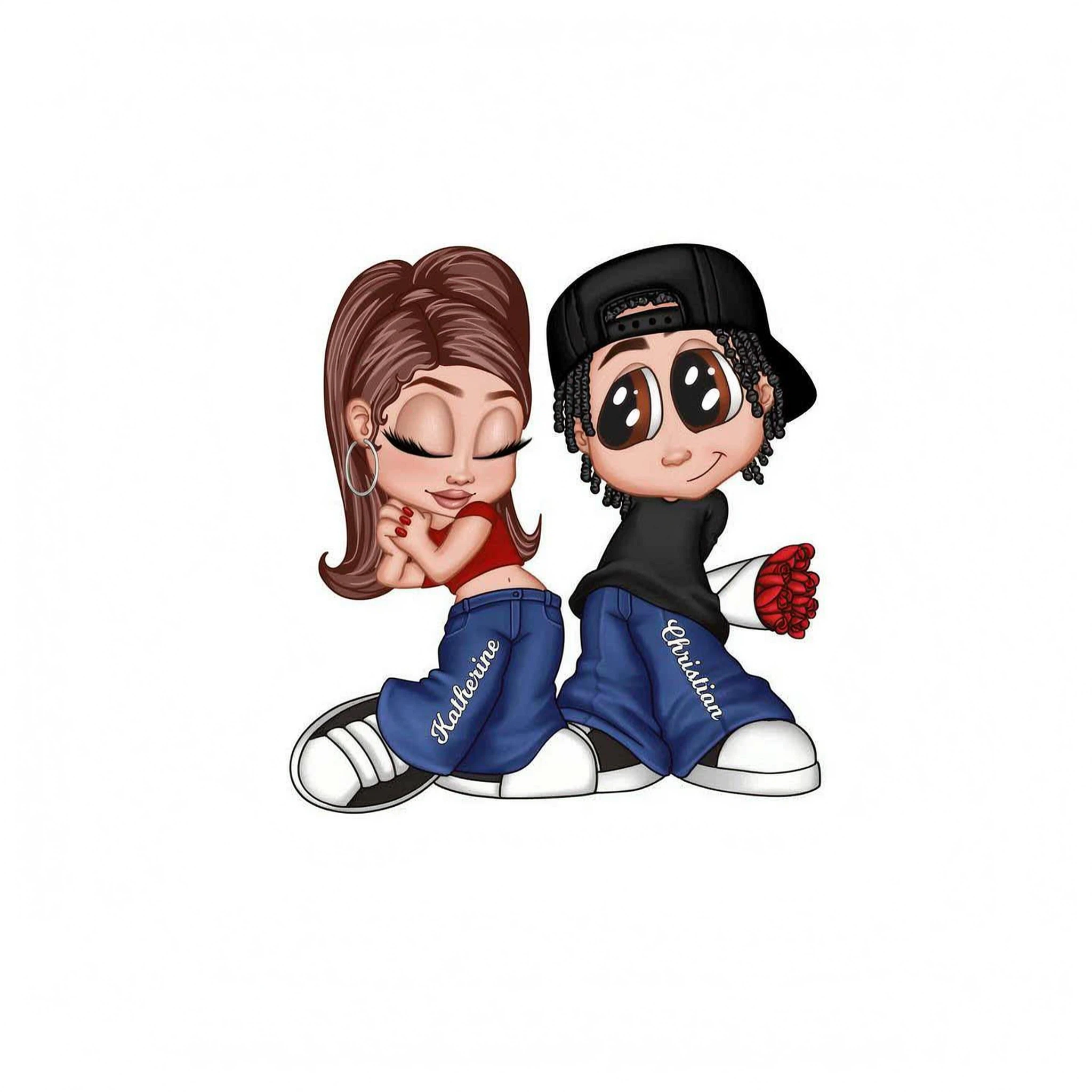 Y2K Couple Personalized Shirt, Gift For Him, For Her