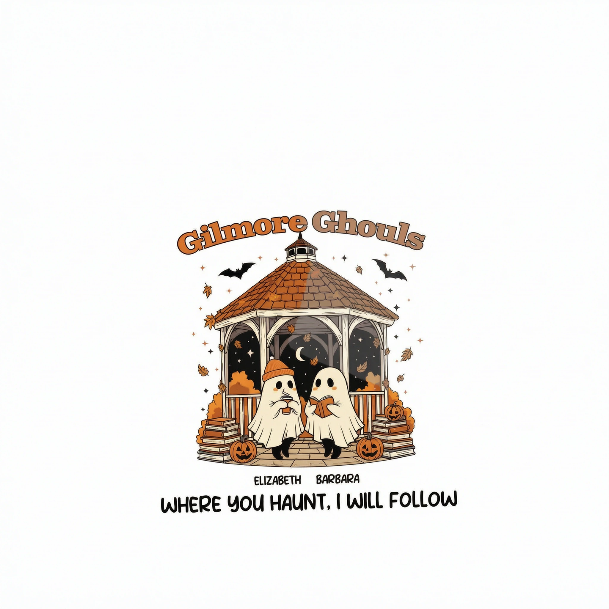 Where You Hunt I Will Follow Besties Ghouls Personalized Sweatshirt, Halloween Matching Shirt For Best Friends