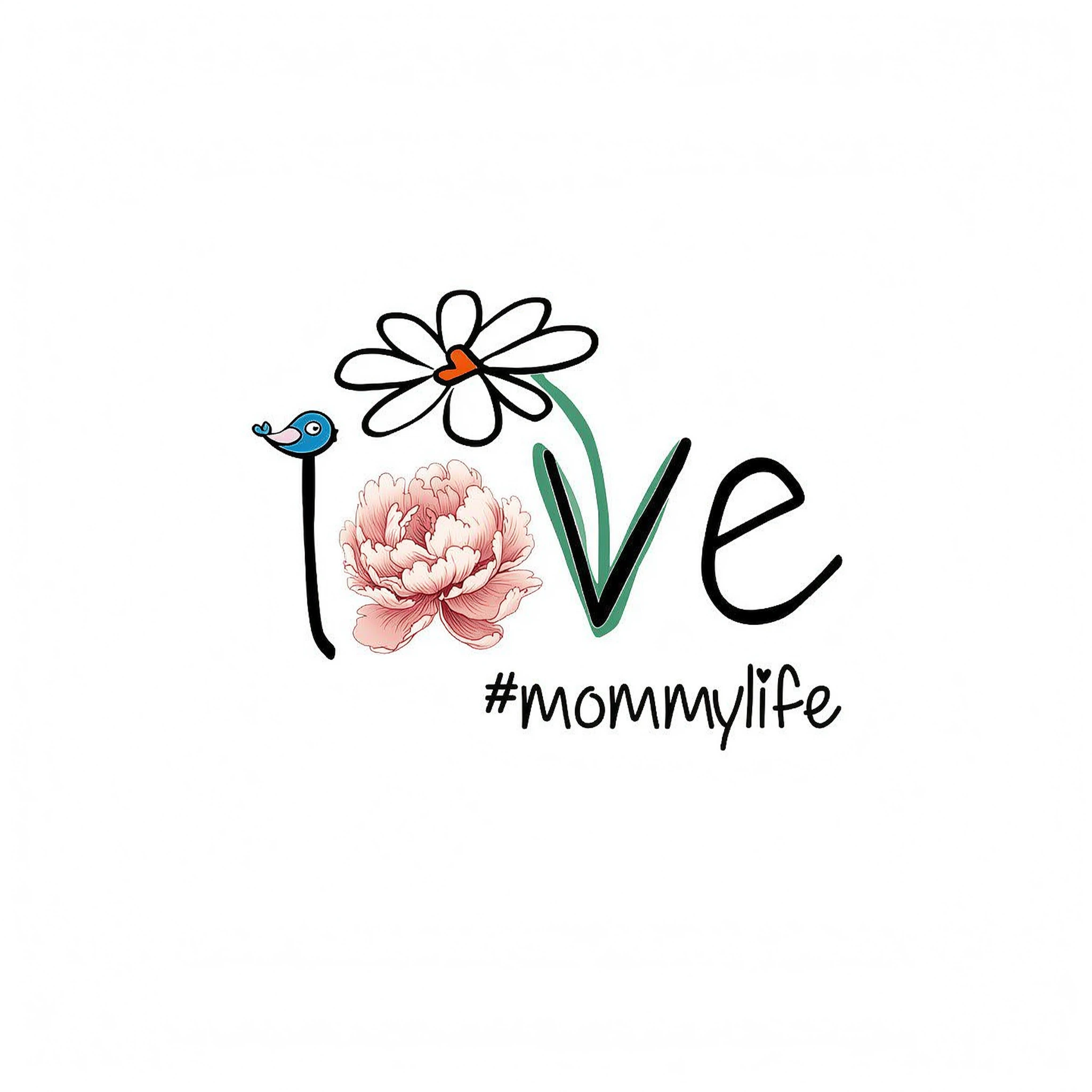 Love Grandma Life Mom Life Birth Month Flowers Personalized Sleeve Printed Sweatshirt, Mother's day gift for Moms, for G