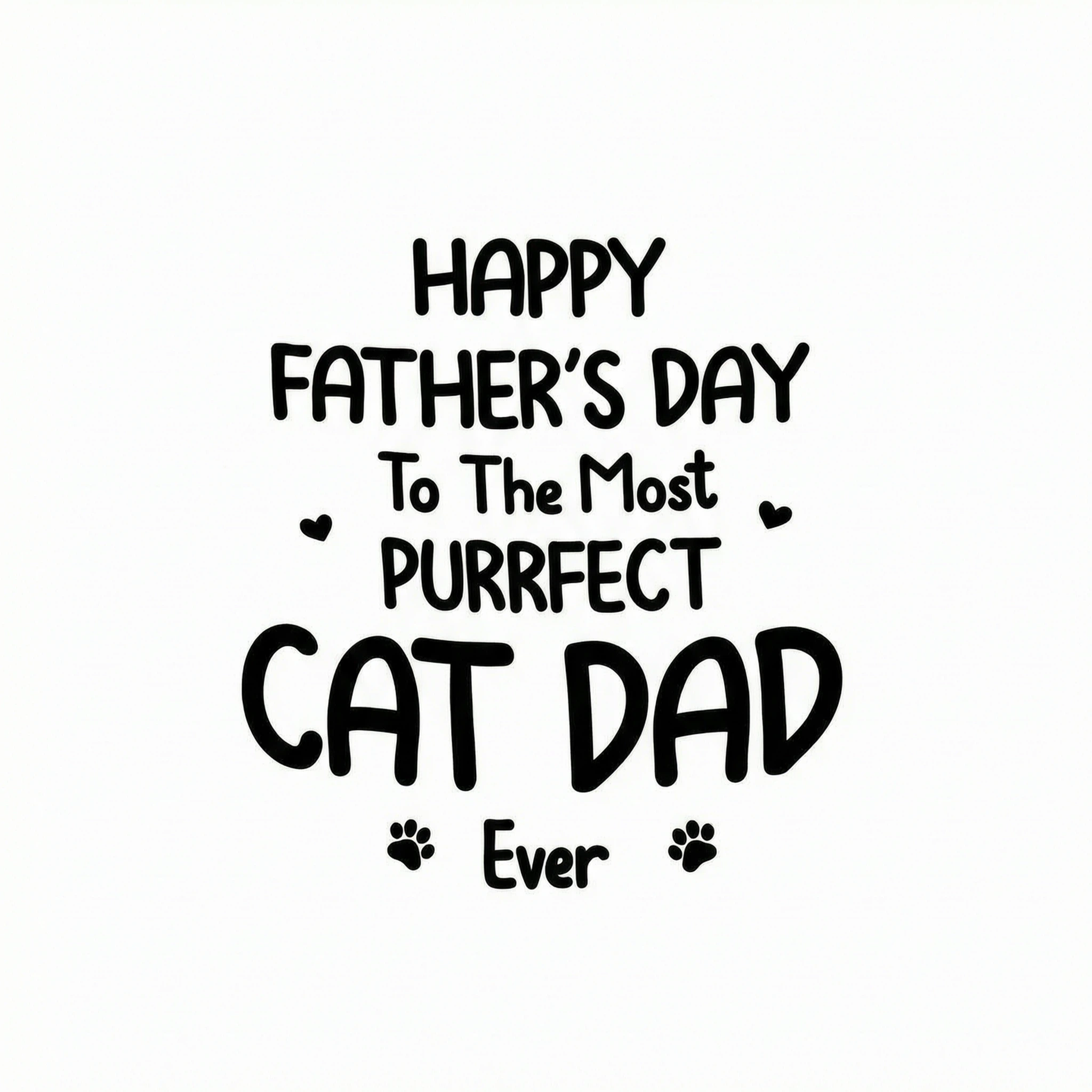 Happy Father's Day To The Most Purrfect Cat Dad Cute Cats On Cat Tree - Personalized Stainless Steel Tumbler With Handle