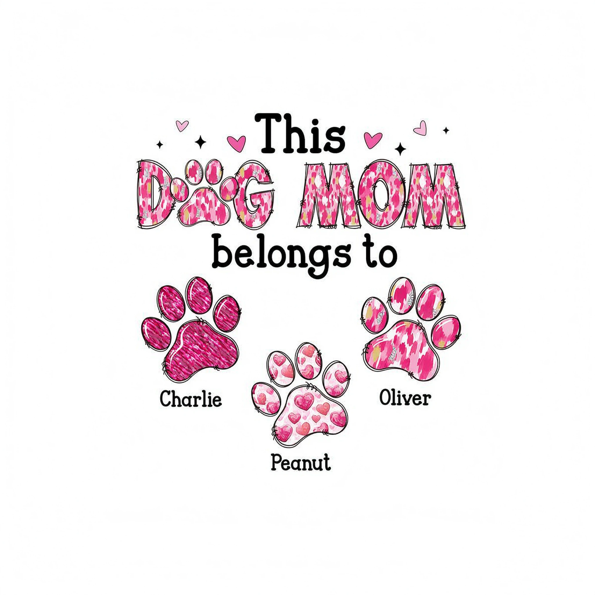 This Dog Mom Belongs To Personalized Shirt,  Gift For Dog Lovers, Dog Moms