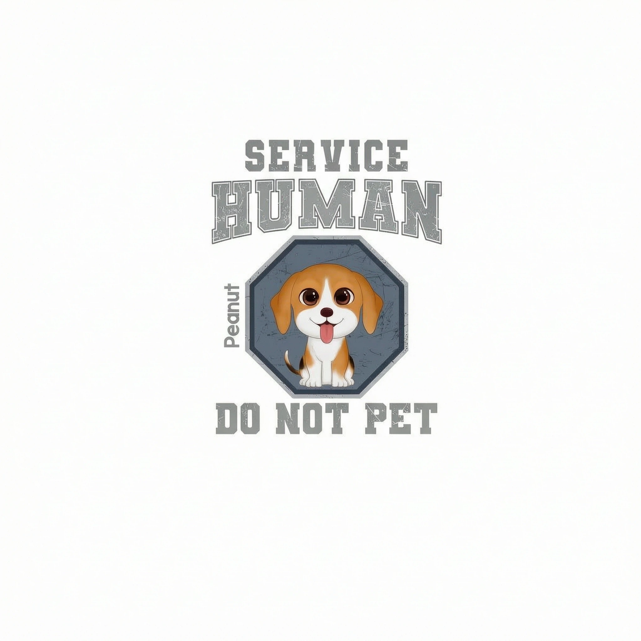 Service Human Do Not Pet Watercolor Cute Dogs Personalized Shirt