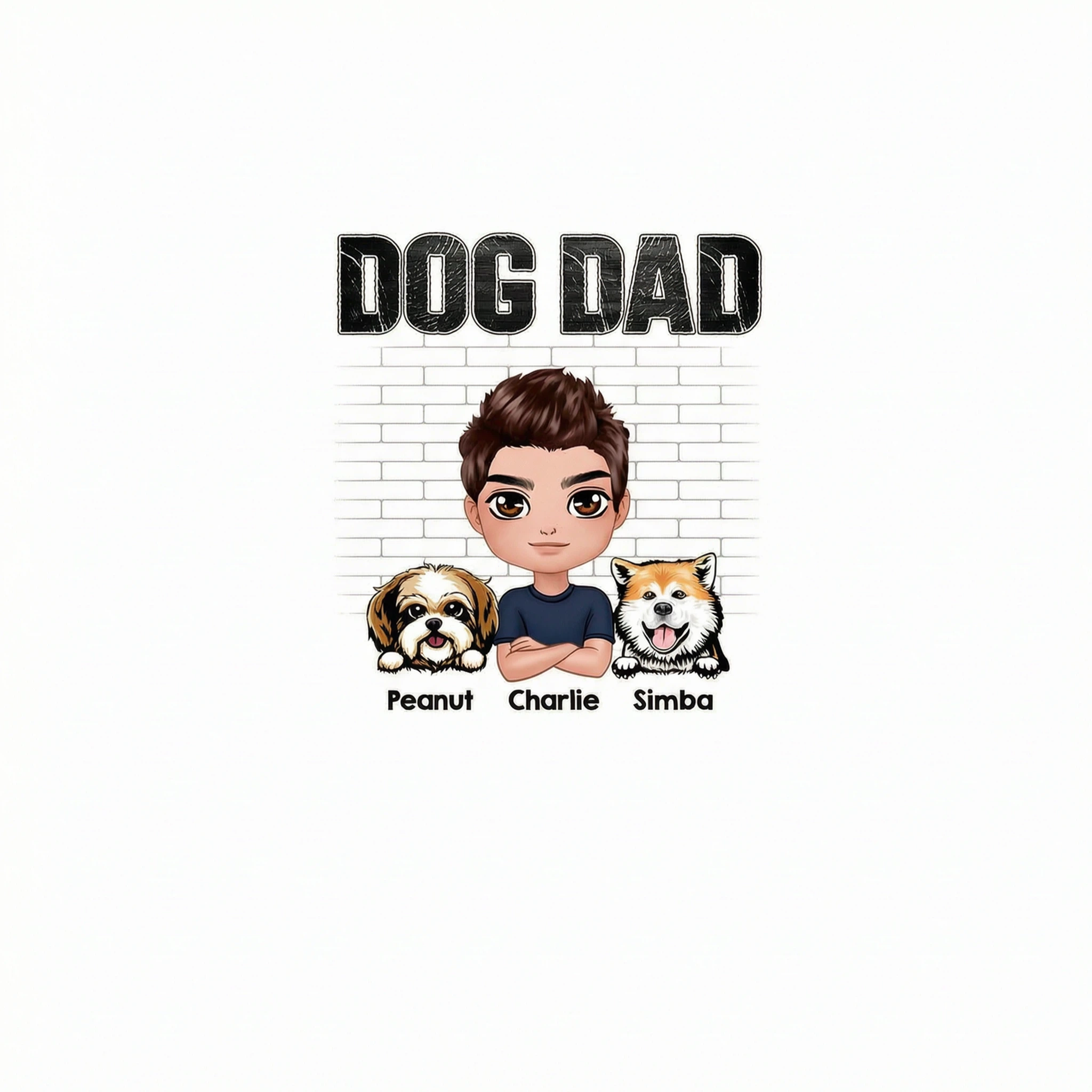 Doll Man Dog Dad Gift For Dog Lovers Personalized Shirt