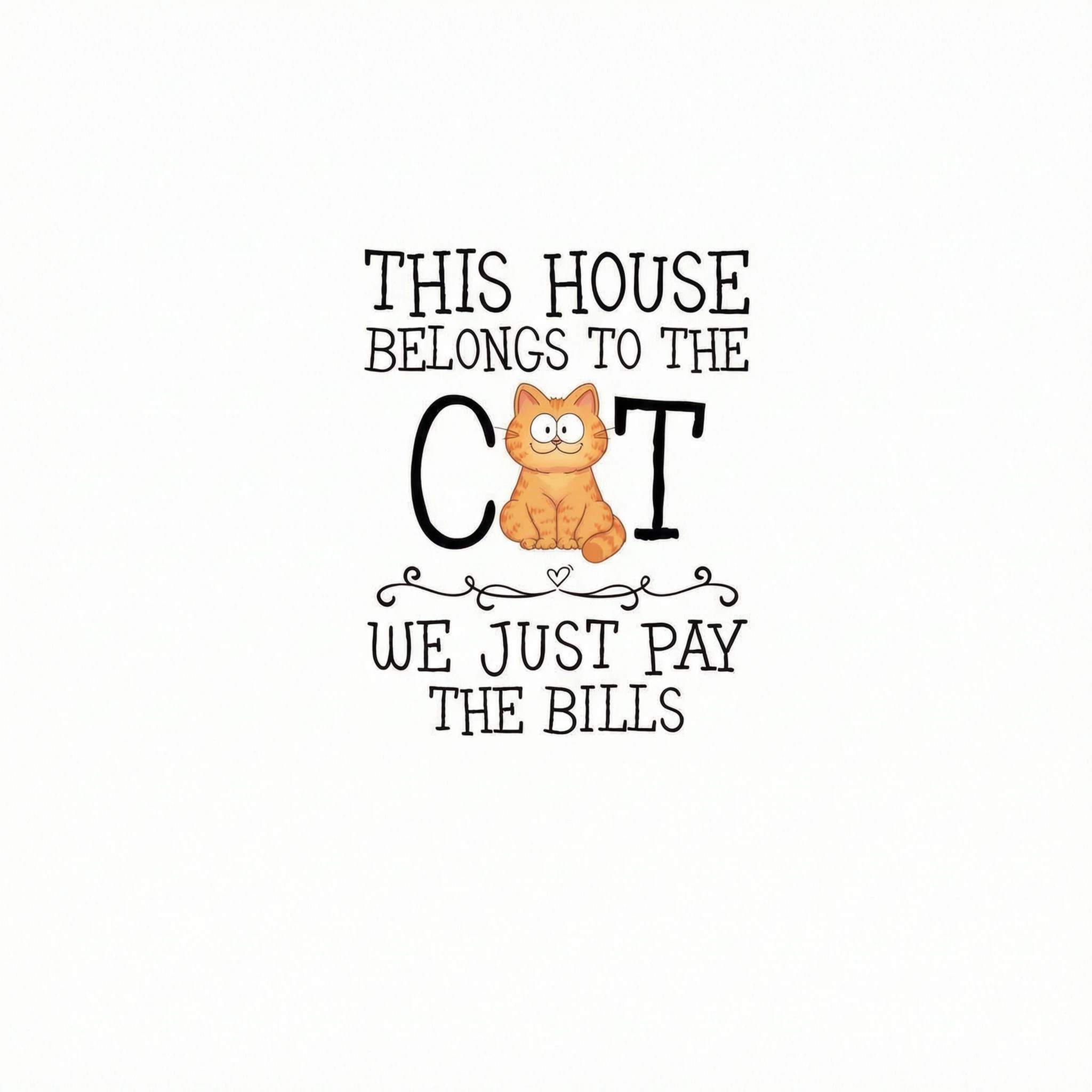 This House Belongs To The Cats Personalized Shirt