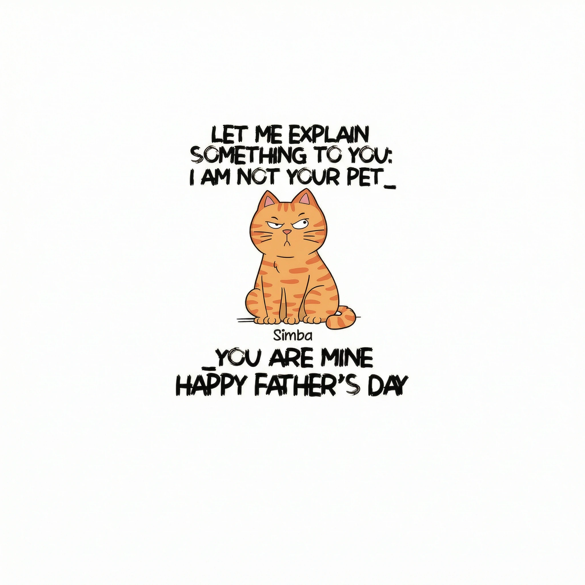 Let Me Explain Funny Cartoon Cats Mother�s Day Father�s Day Gift Personalized Shirt