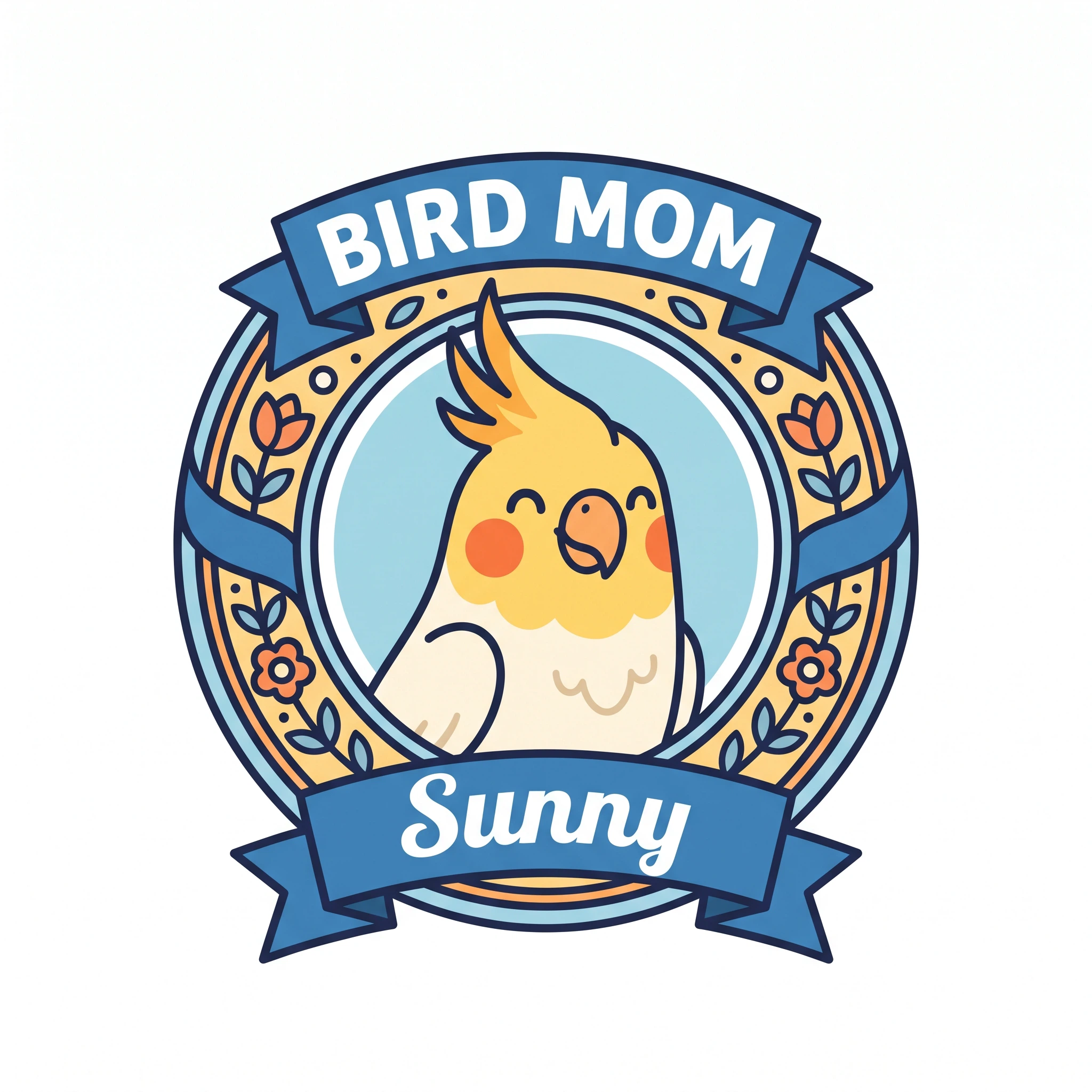 Bird Mom Portrait