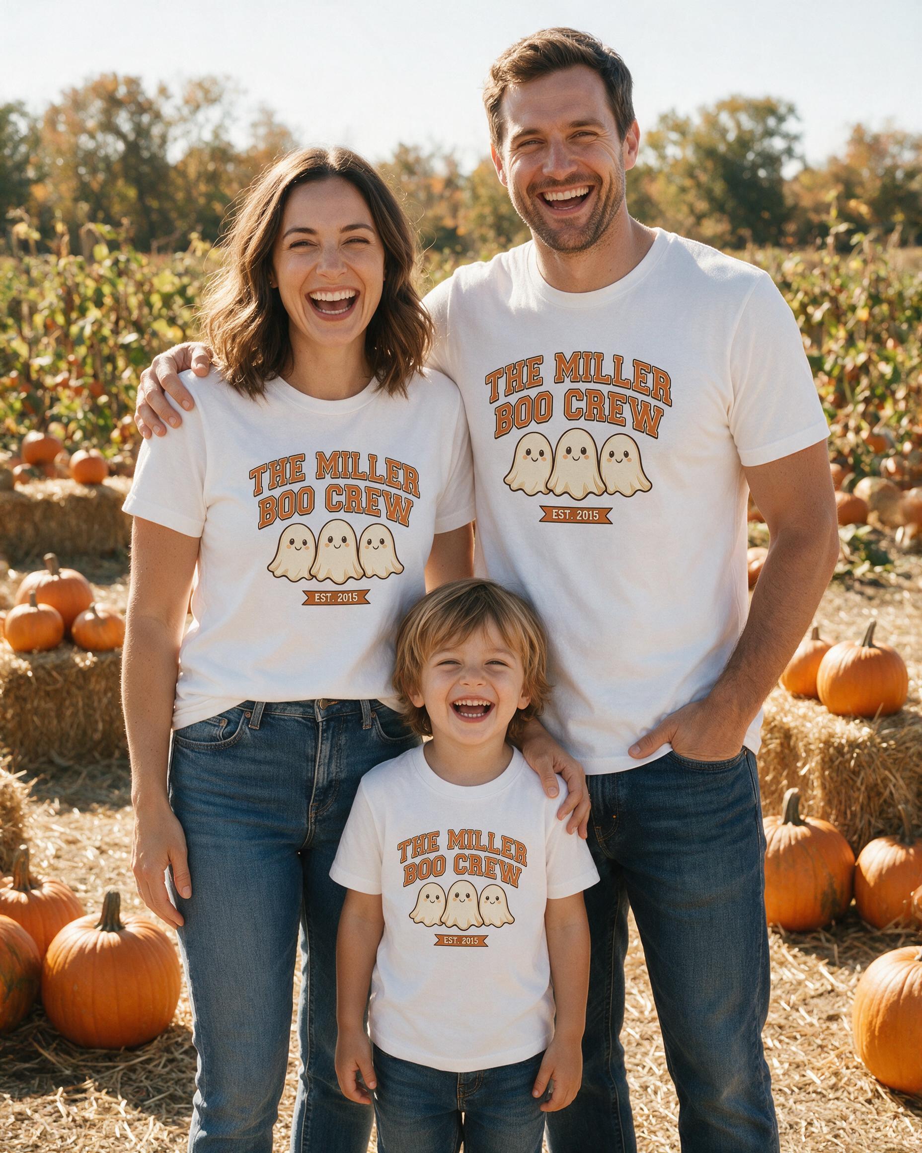 Halloween: The Boo Crew Est. Year — White