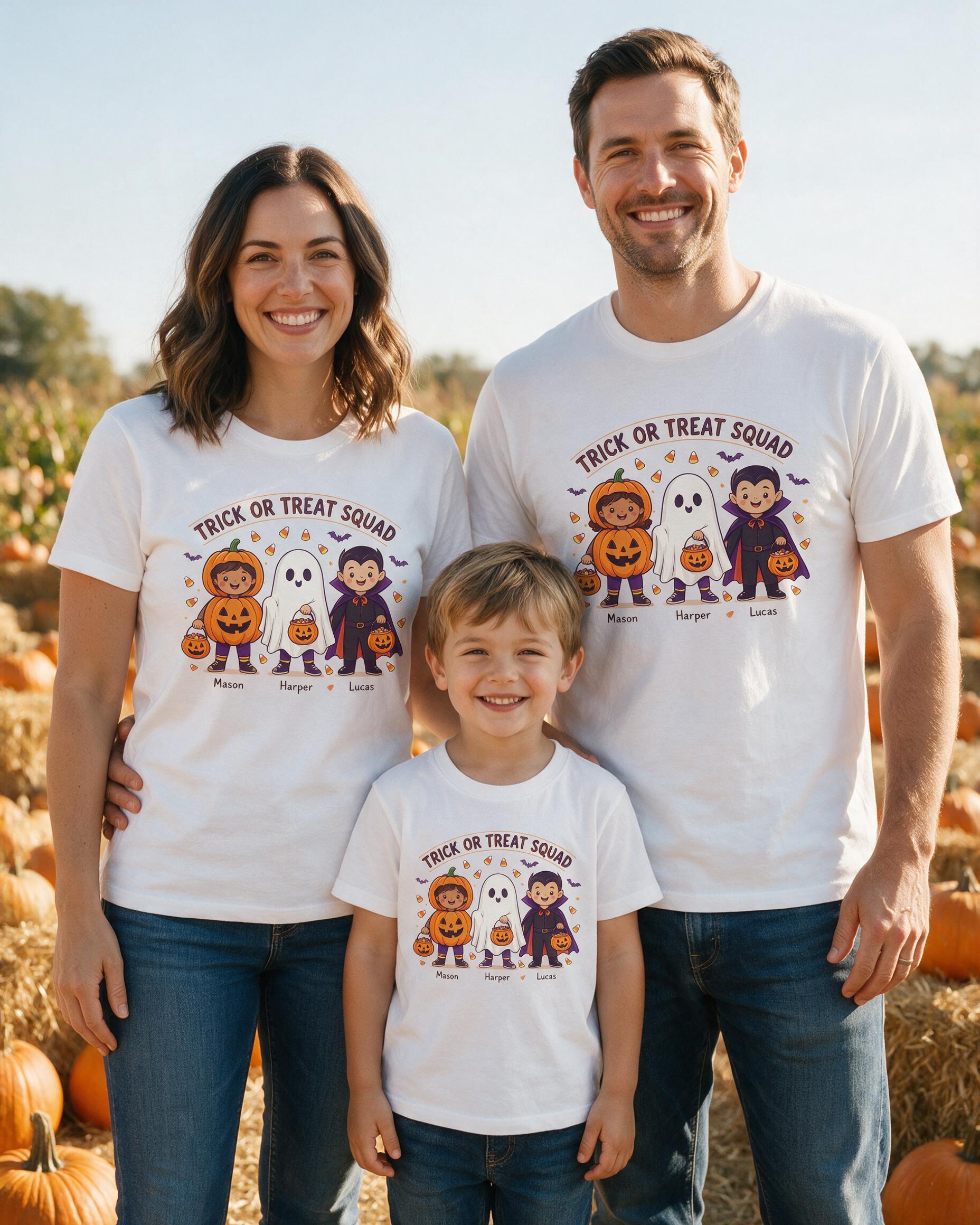 Halloween: Trick or Treat Squad Kids — White