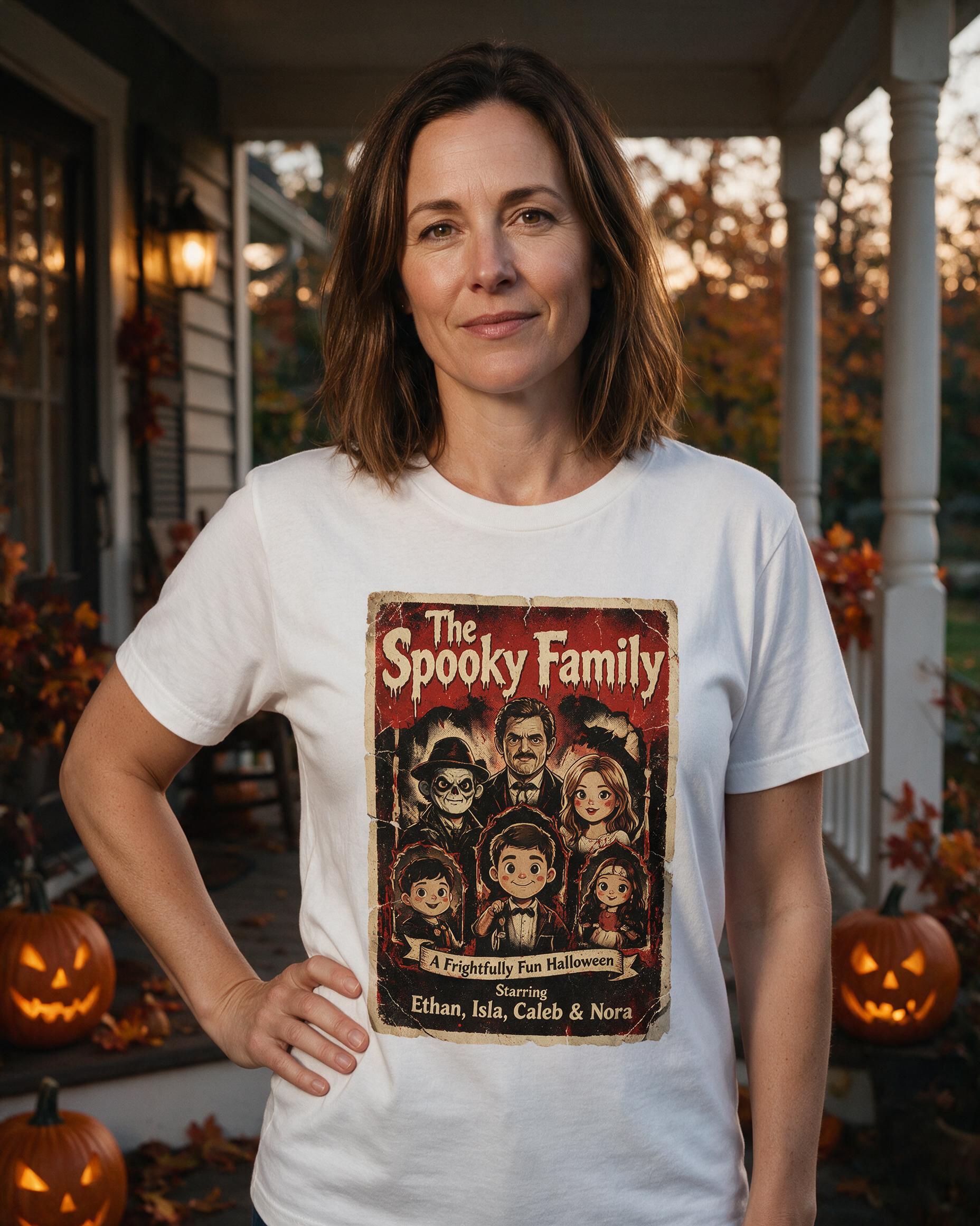 Halloween: Retro Horror Poster Family — White
