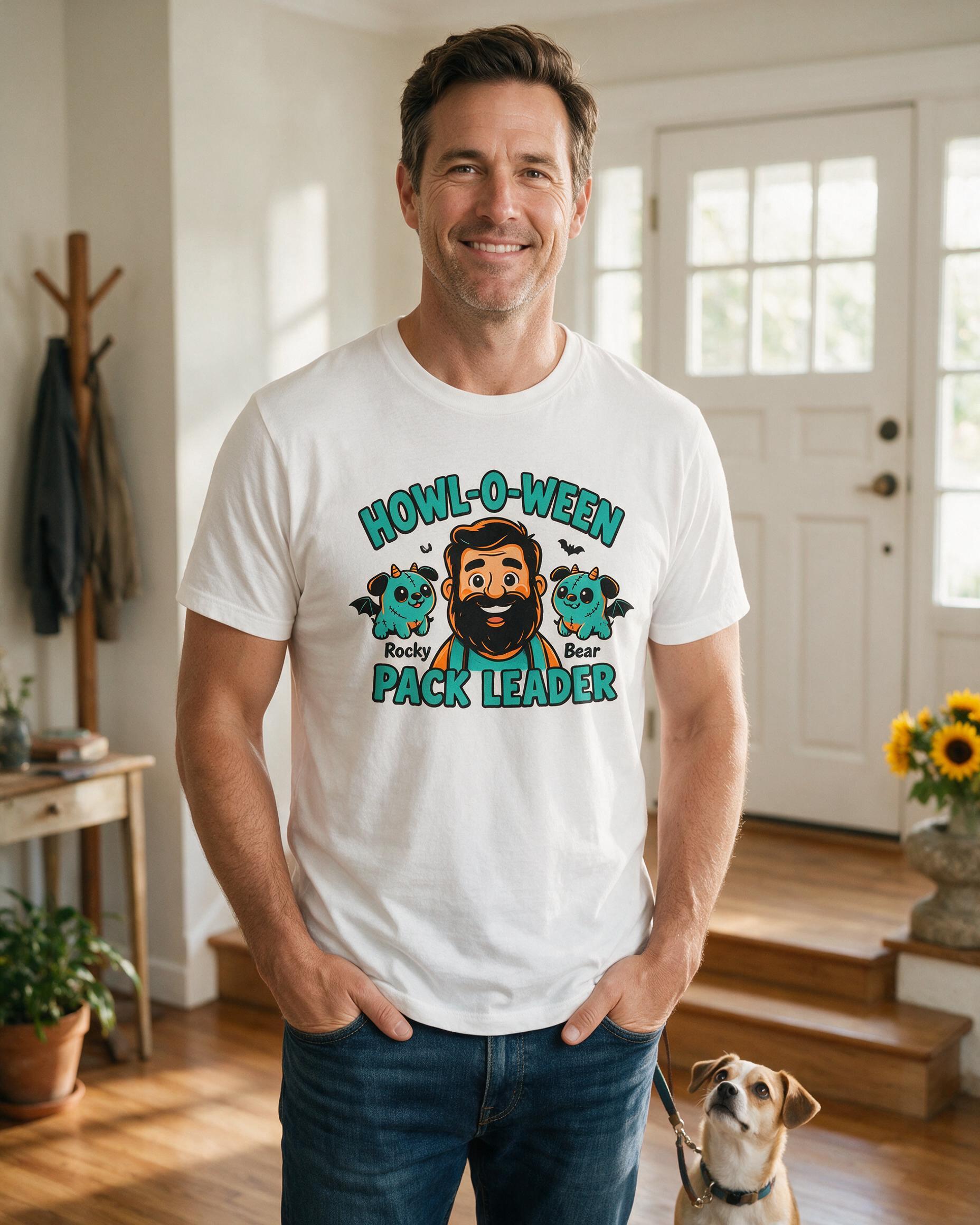 Halloween: Dog Dad of Monsters — White