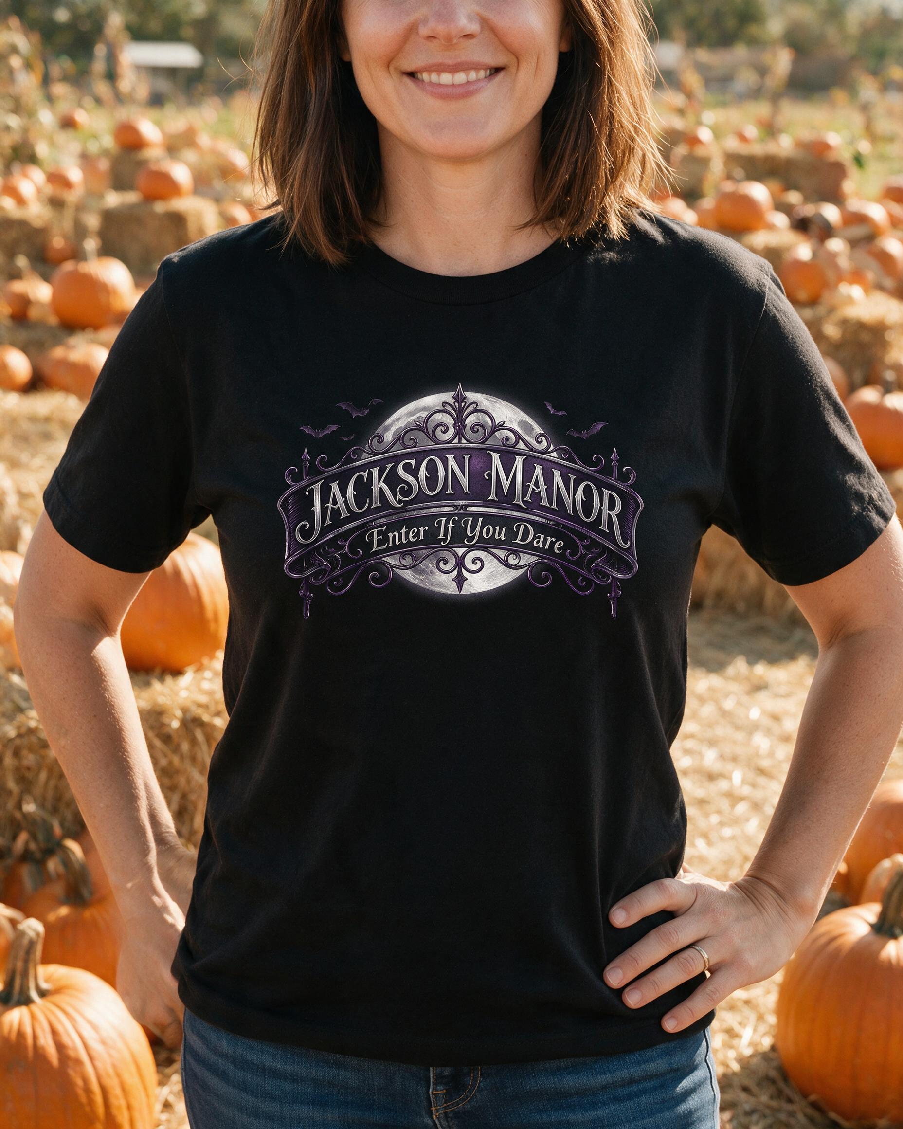 Halloween: Family Manor Haunted Sign — Black