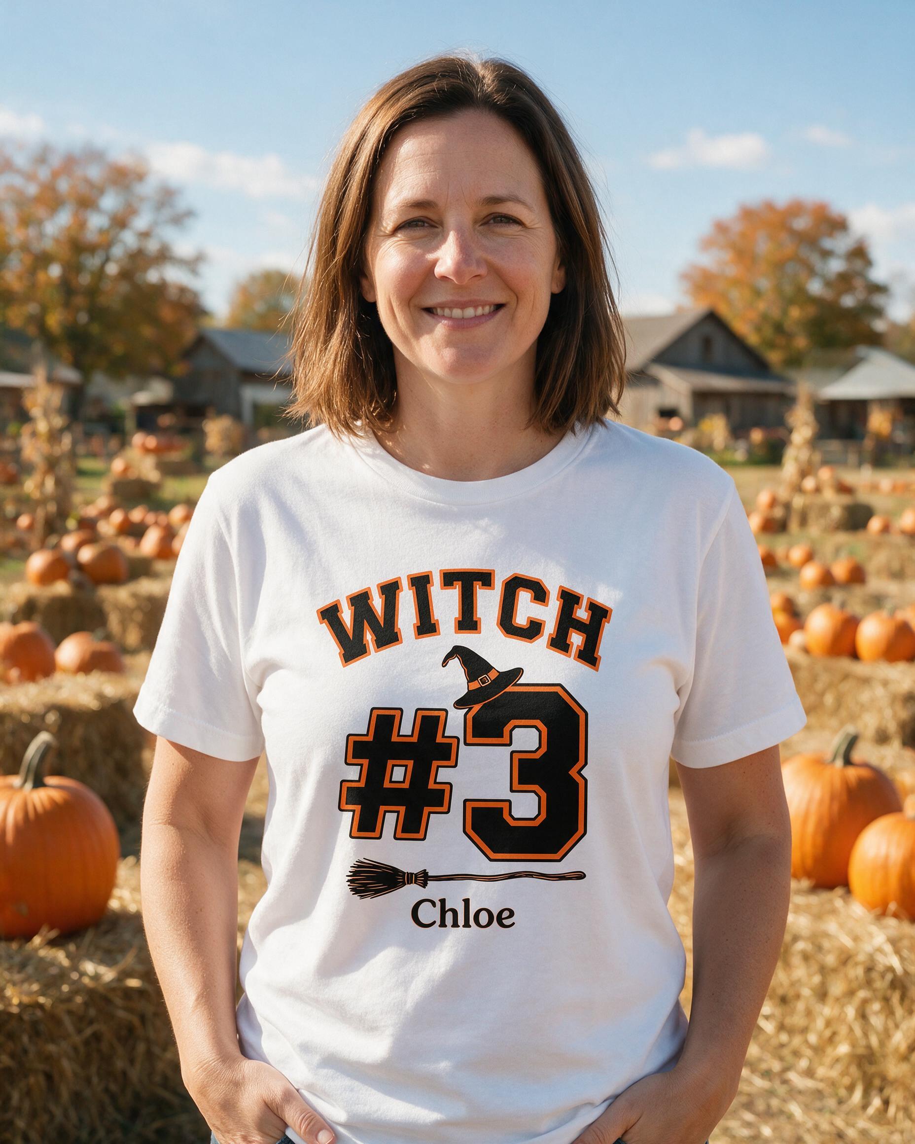 Halloween: Witch Number Group Costume — White