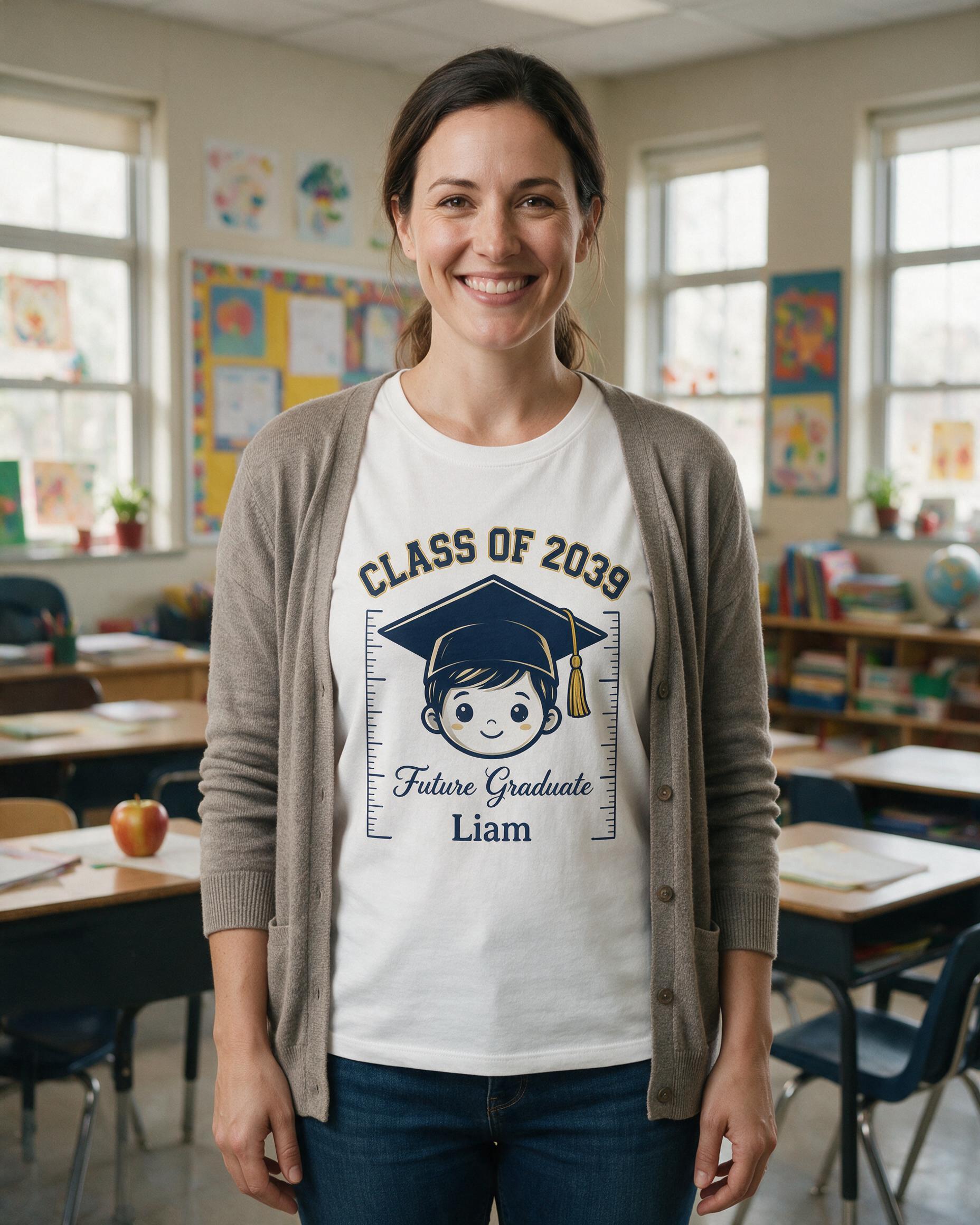 Back to School: Class of 2039 Future Grad — White
