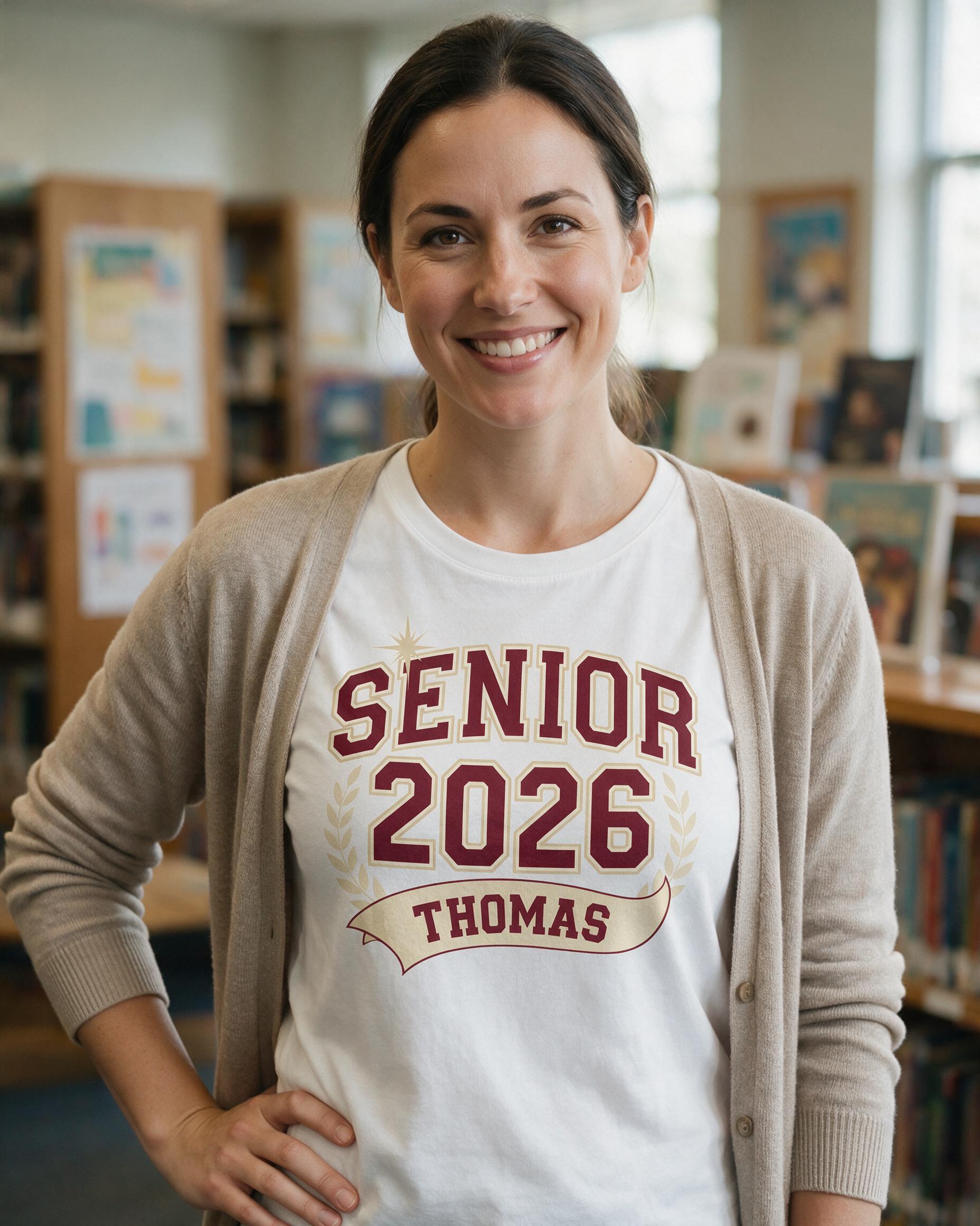 Back to School: Senior Year Varsity — White