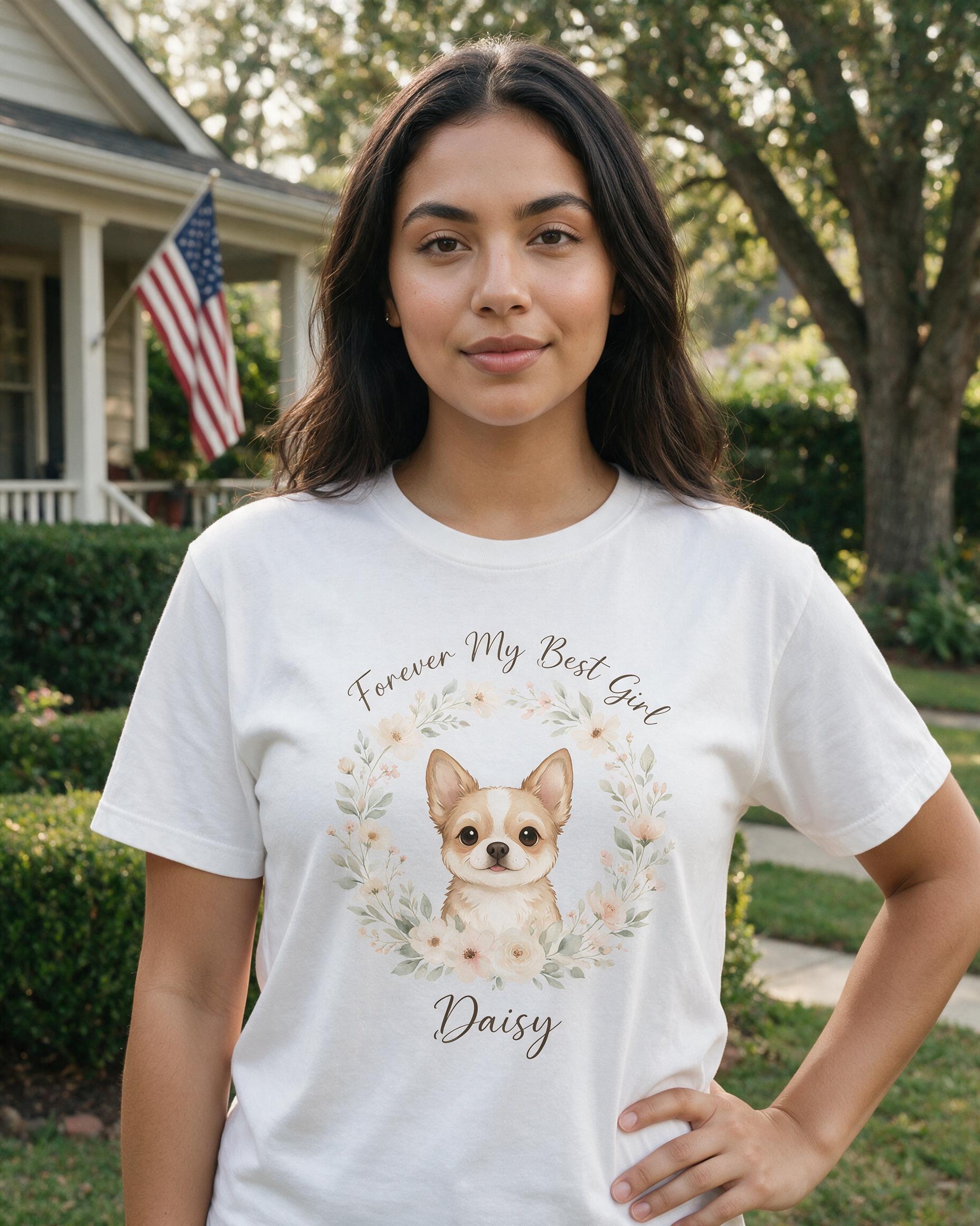 Pet Memorial: Floral Wreath Best Friend — White