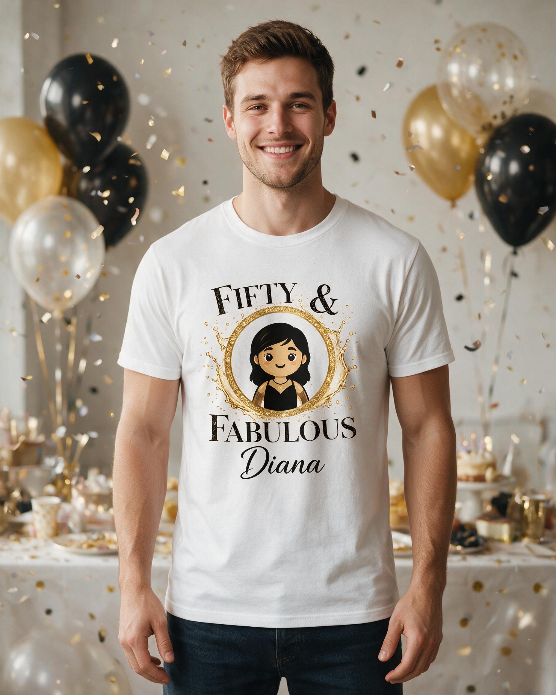 Milestone Birthday: Fifty & Fabulous Glam — White