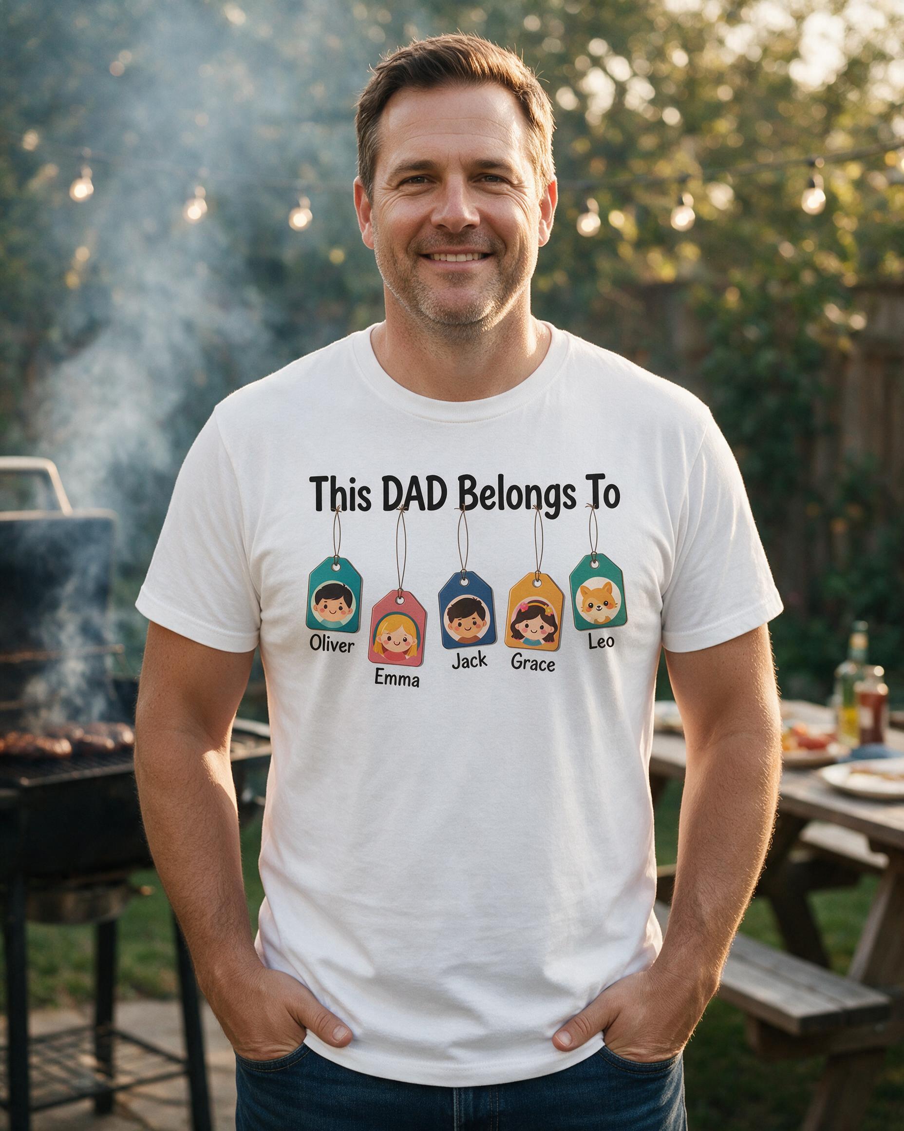 Dad: This Dad Belongs To — White