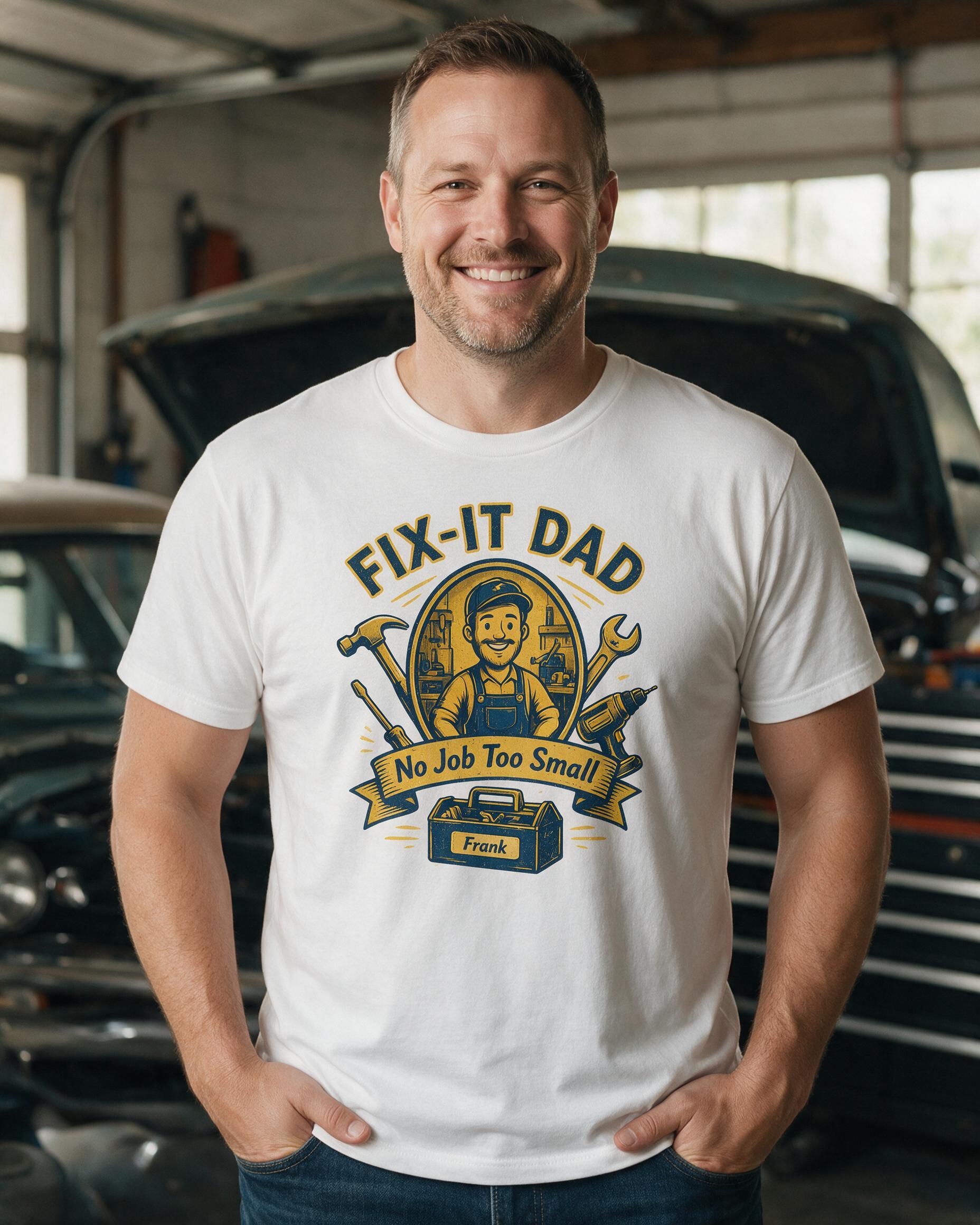 Dad: Fix-It Dad Toolbox — White