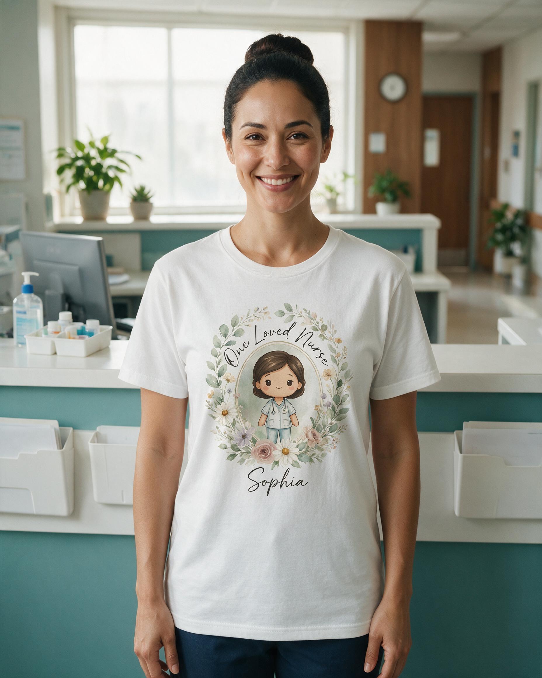 Nurse: One Loved Nurse Wildflowers — White