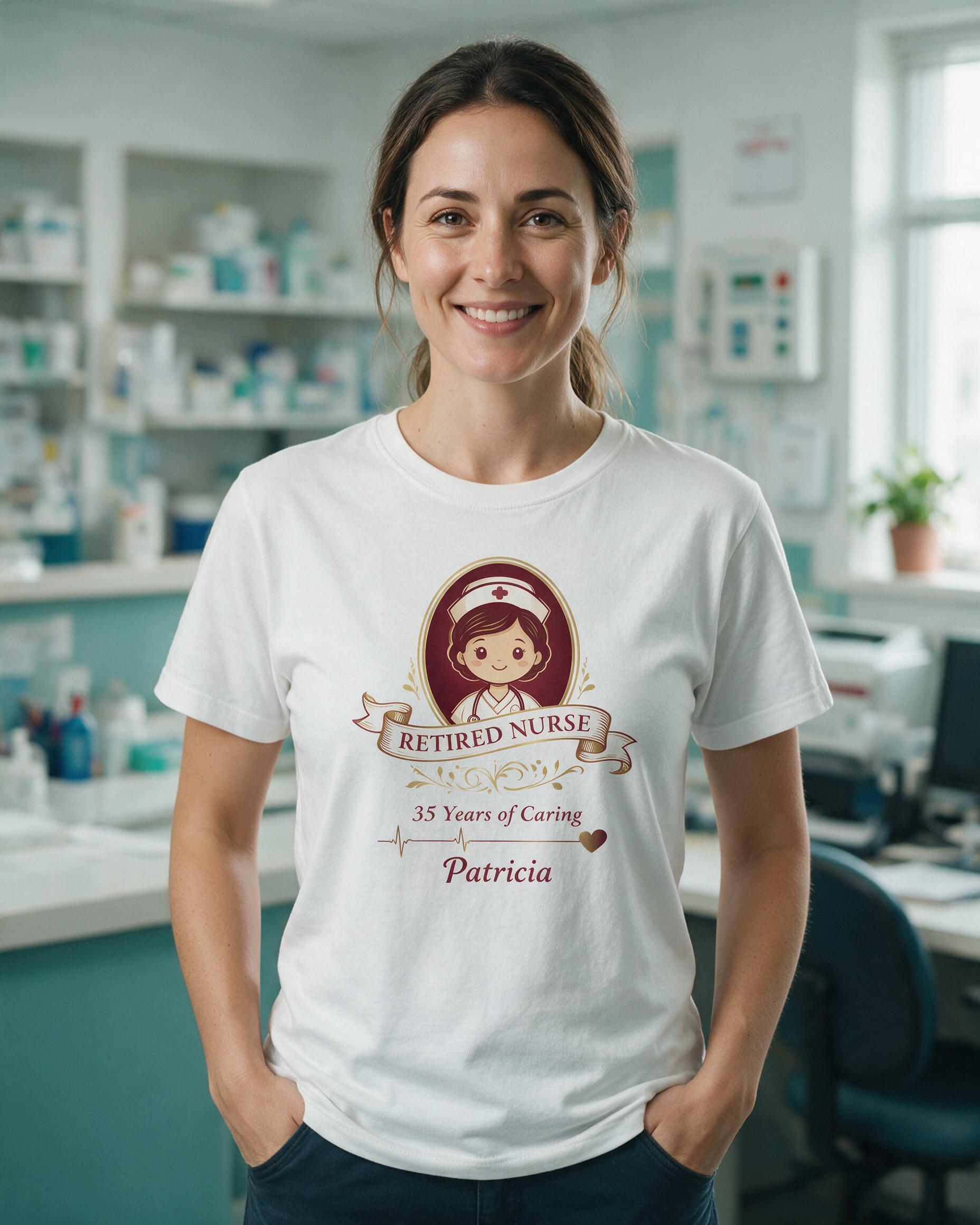 Nurse: Retired Nurse Legacy — White