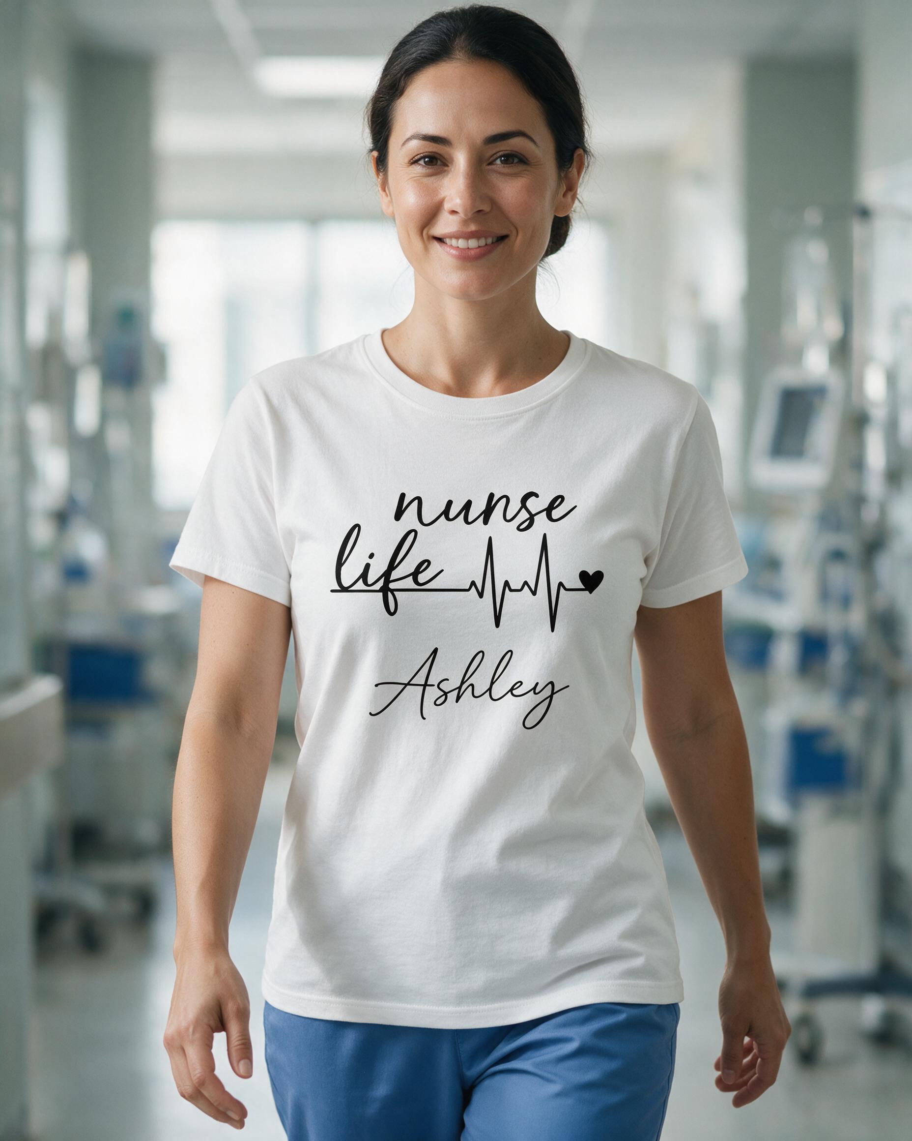 Nurse: Nurse Life EKG Script — White