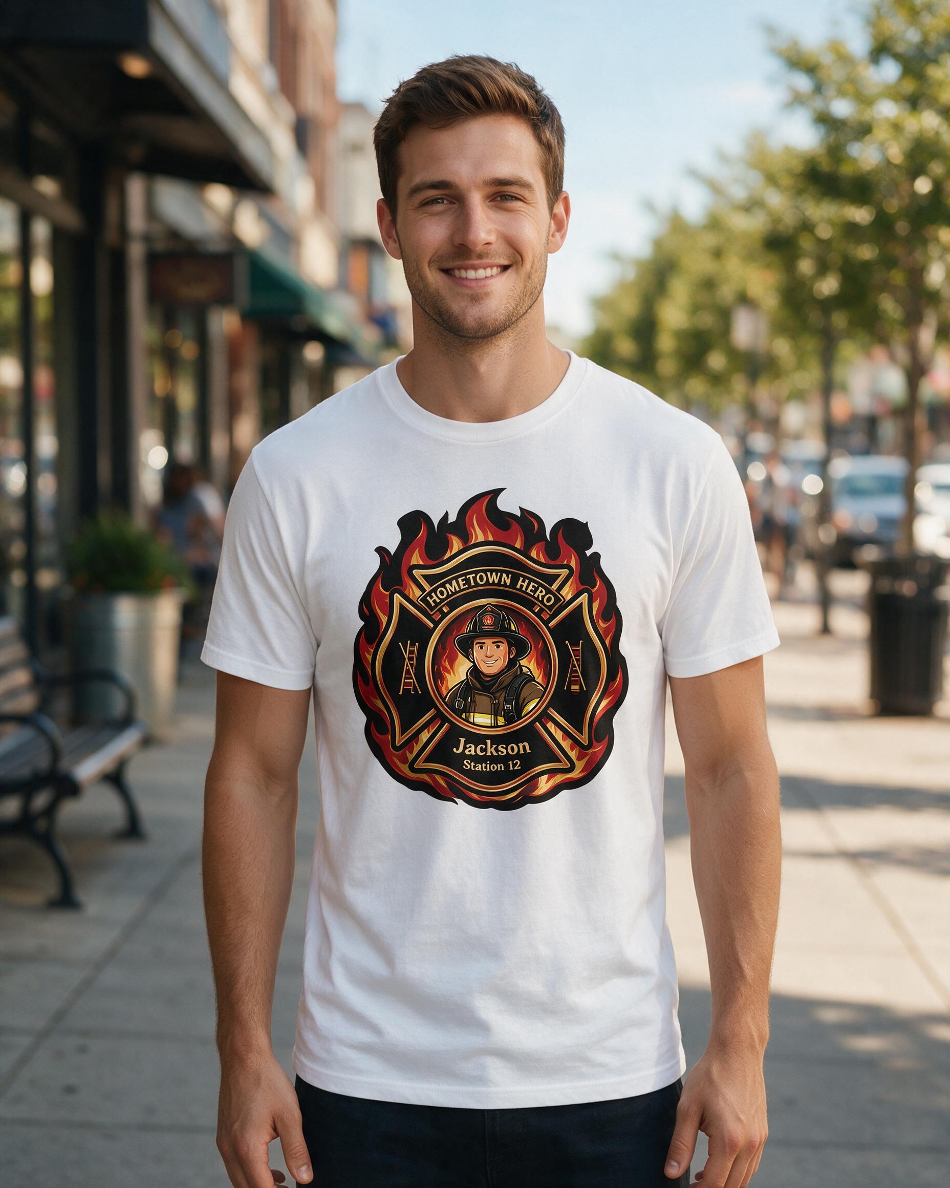 First Responders: Hometown Hero Firefighter — White