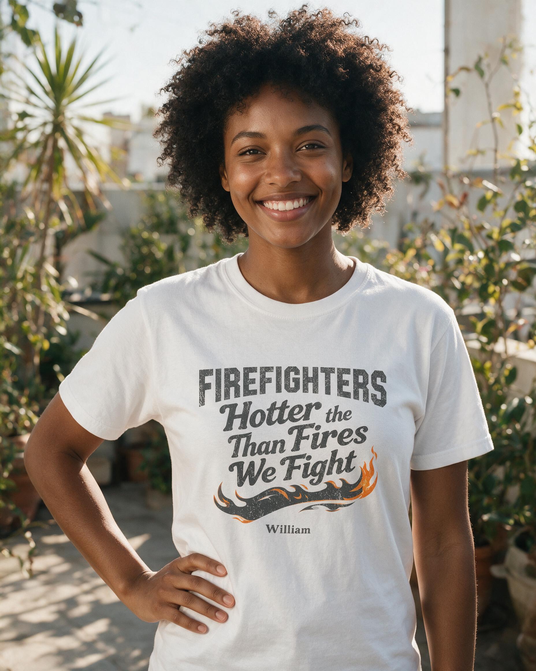 First Responders: Fear the Beard Fire Humor — White