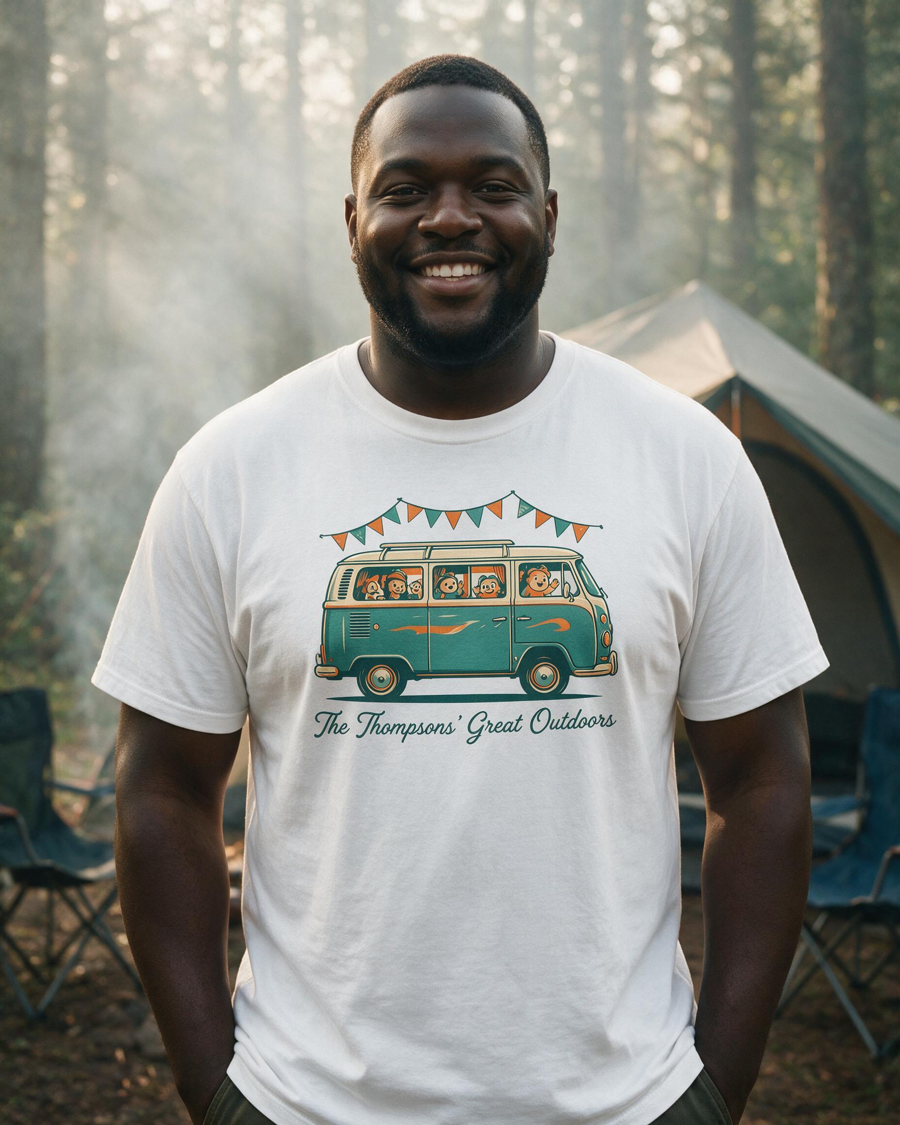 Camping: Camper Van Window Crew — White